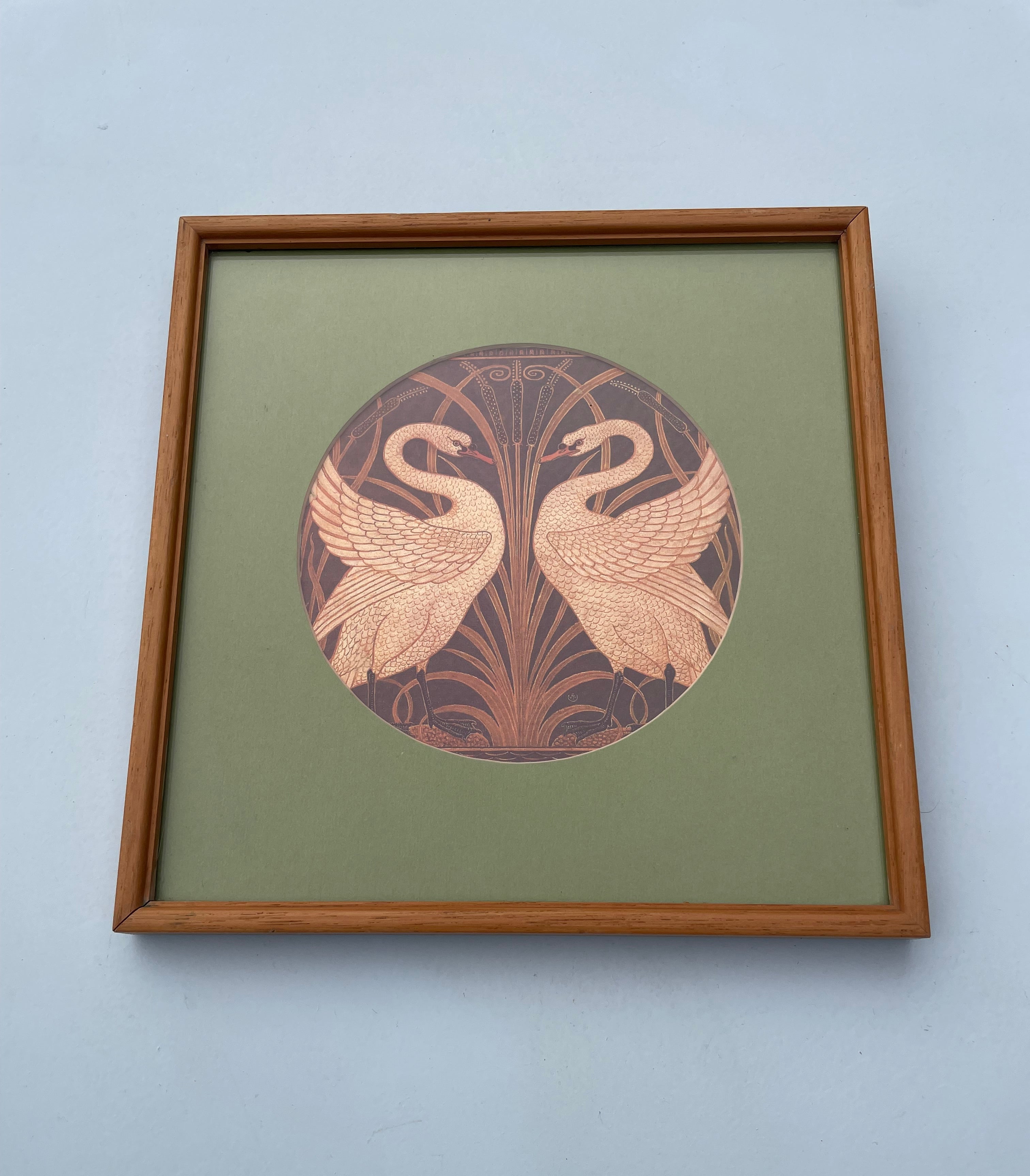 Art Nouveau Swan Print