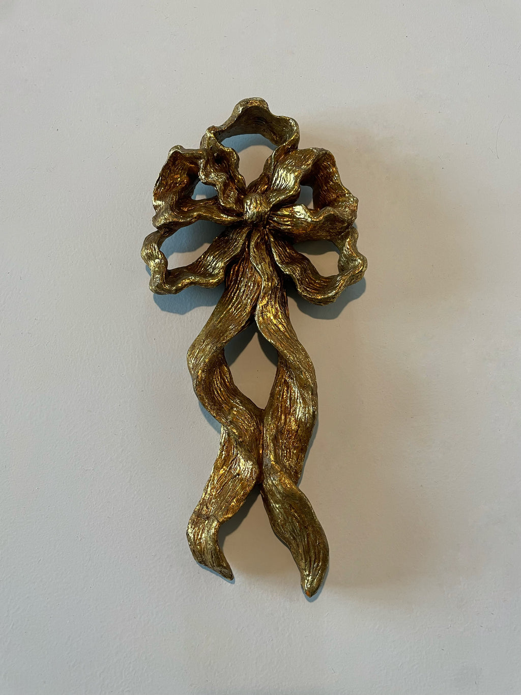 Gold Gilt Wall Hung Bow