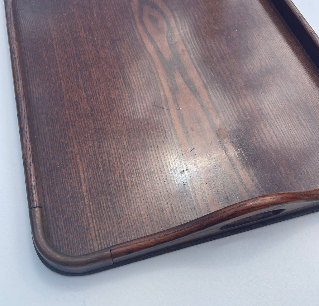 Vintage Oak And Copper Tray
