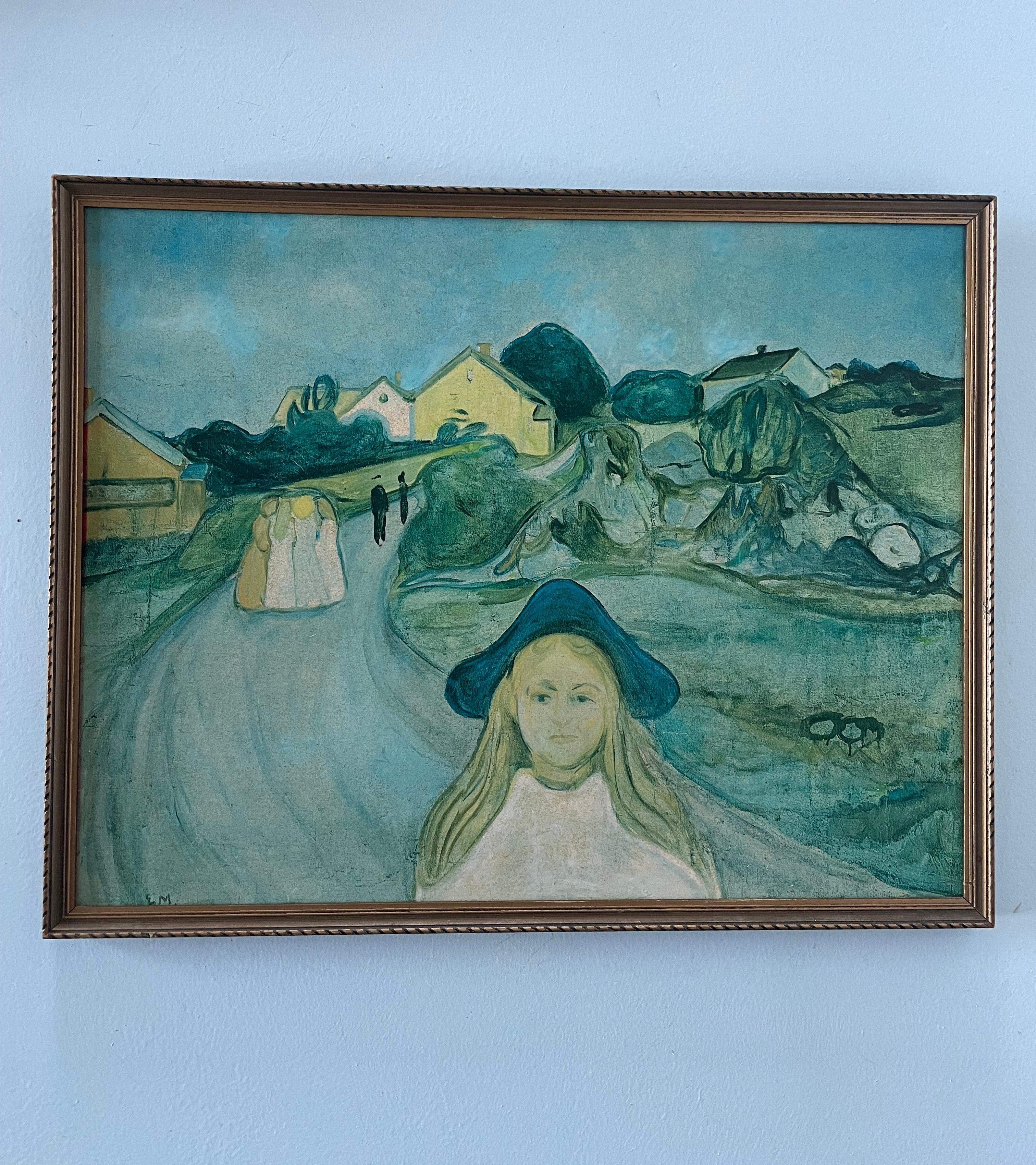 Vintage Edvard Munch Print