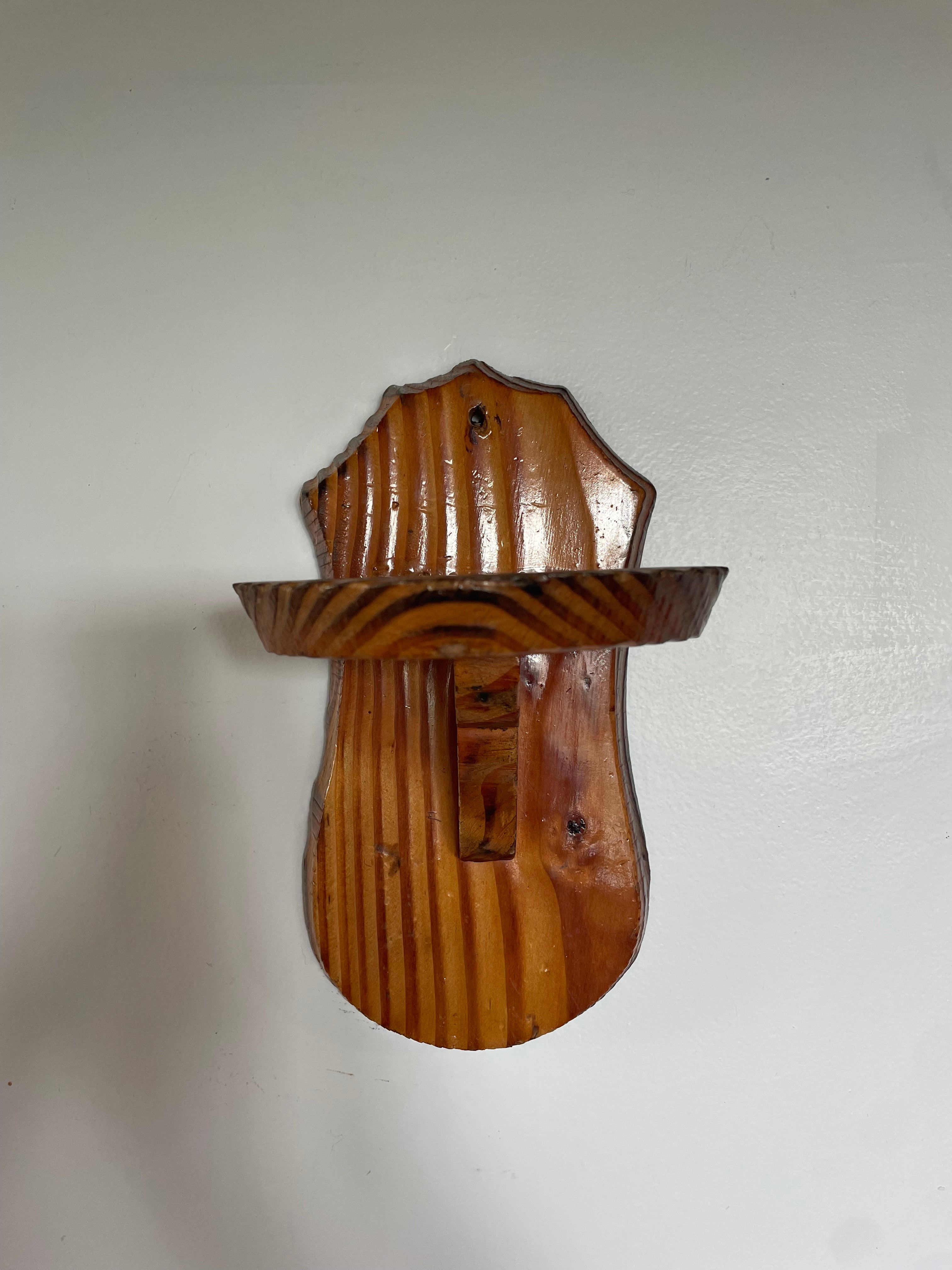 Small Wooden Curio Shelf