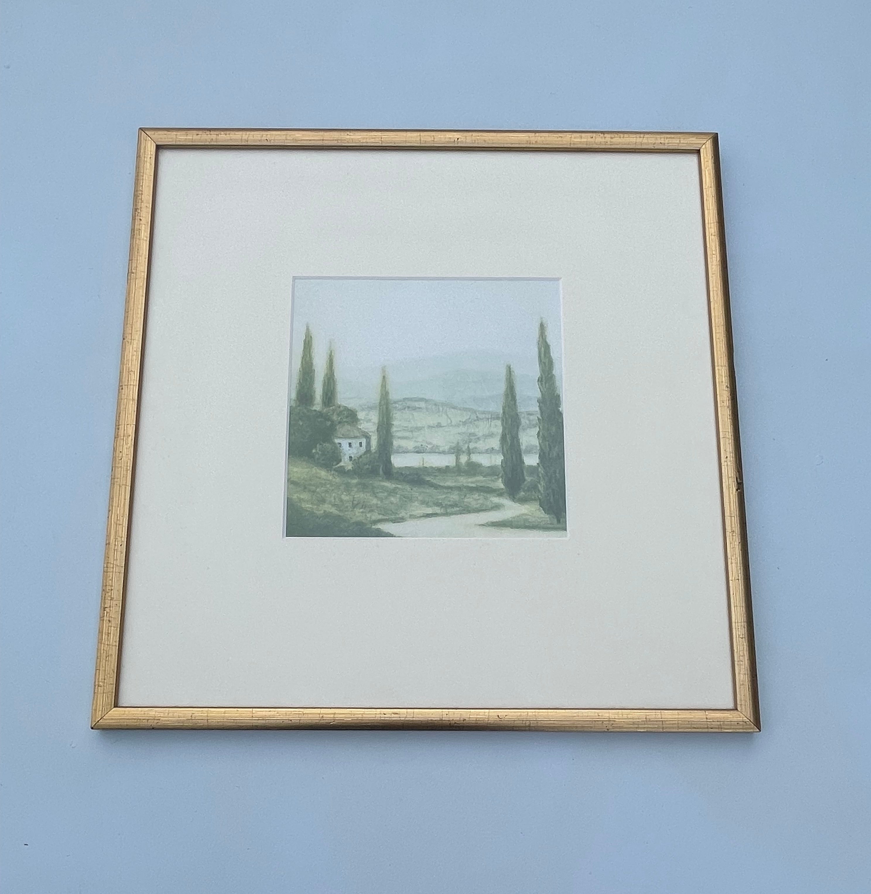 Landscape With Cypress Trees