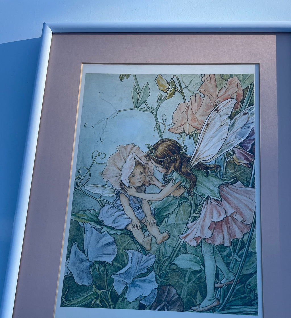 Vintage Flower Fairies Print