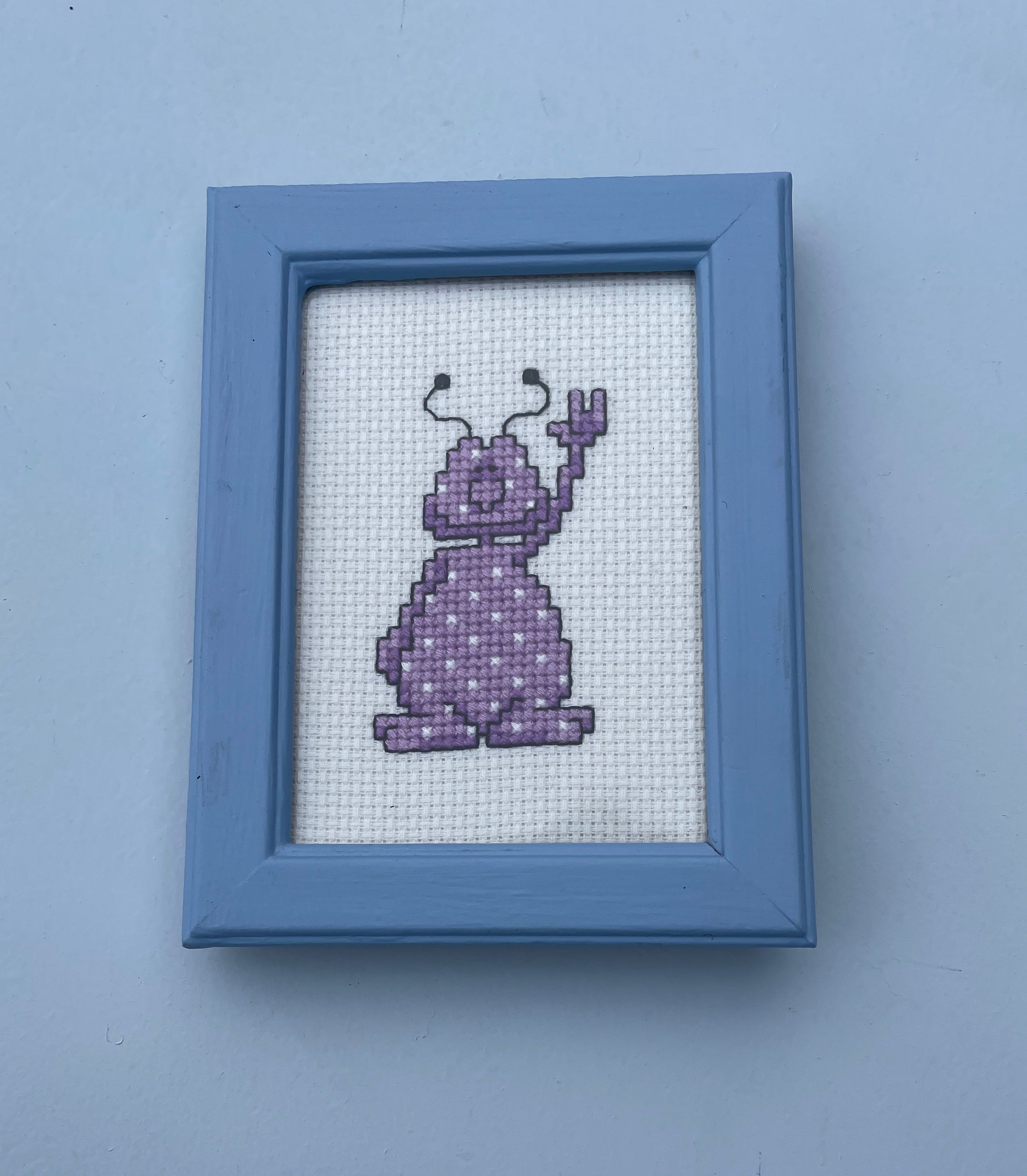 Purple Alien Embroidery
