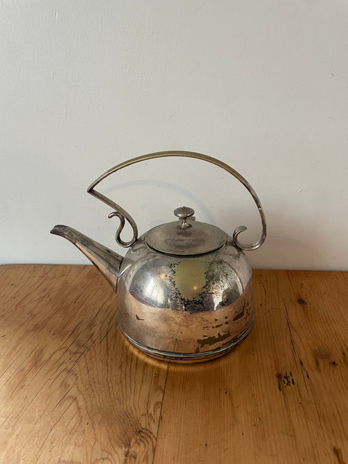 Antique Silver Plated Spirit Kettle