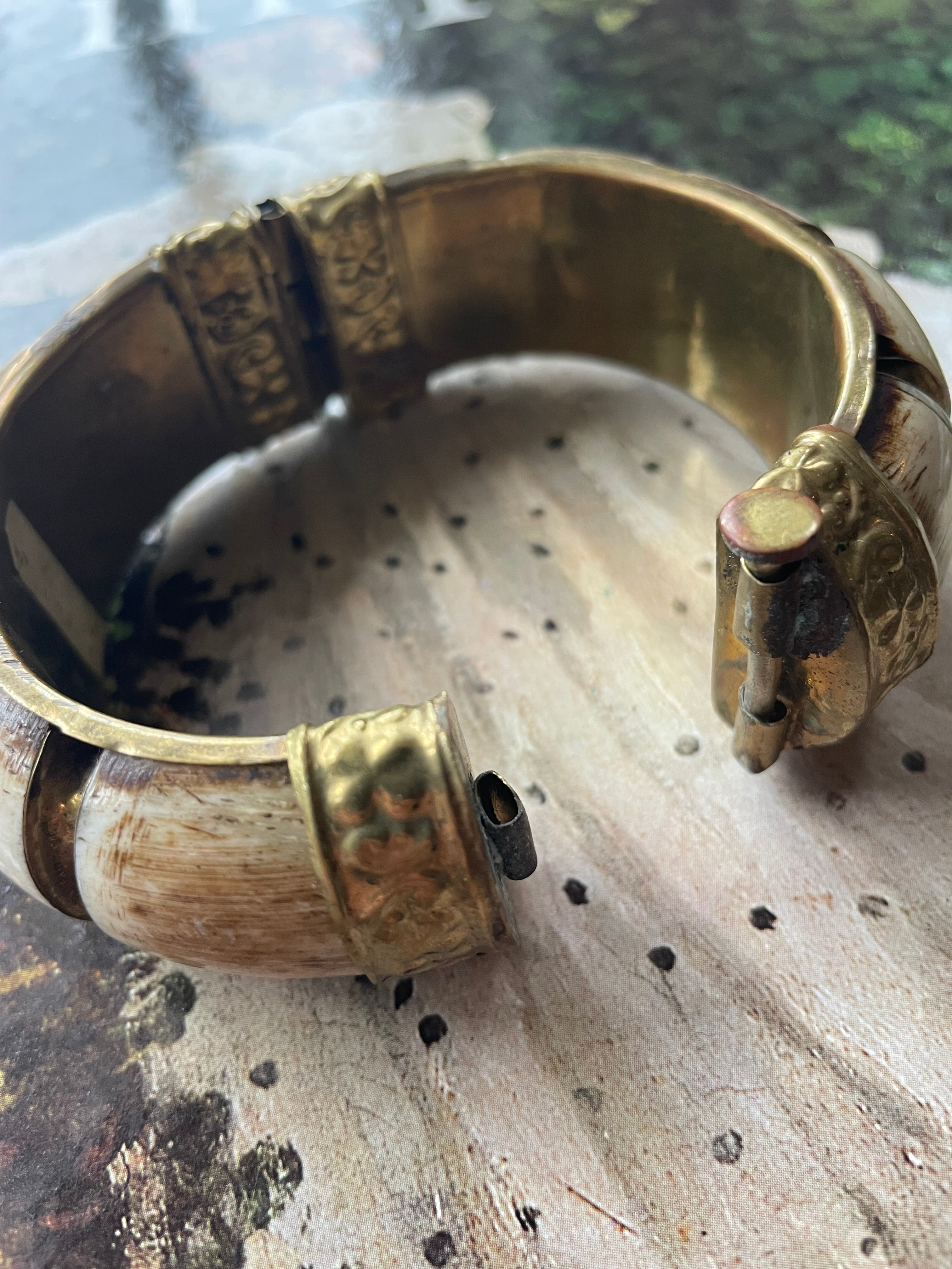 Bone Stripe Bangle