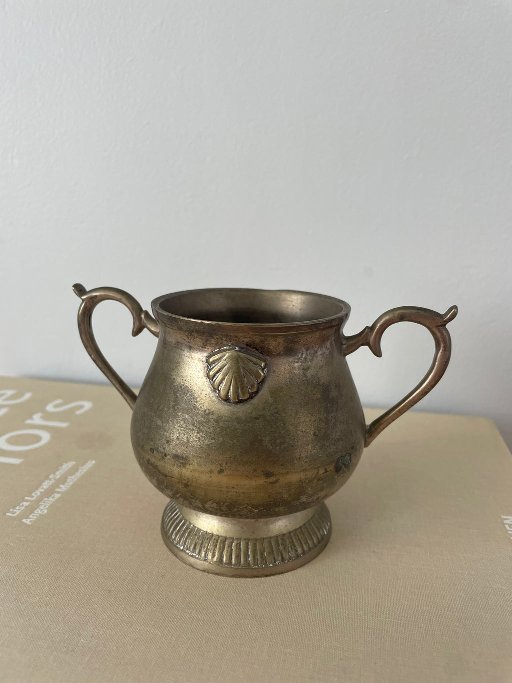 Silver Plated Twin Handled Vessel