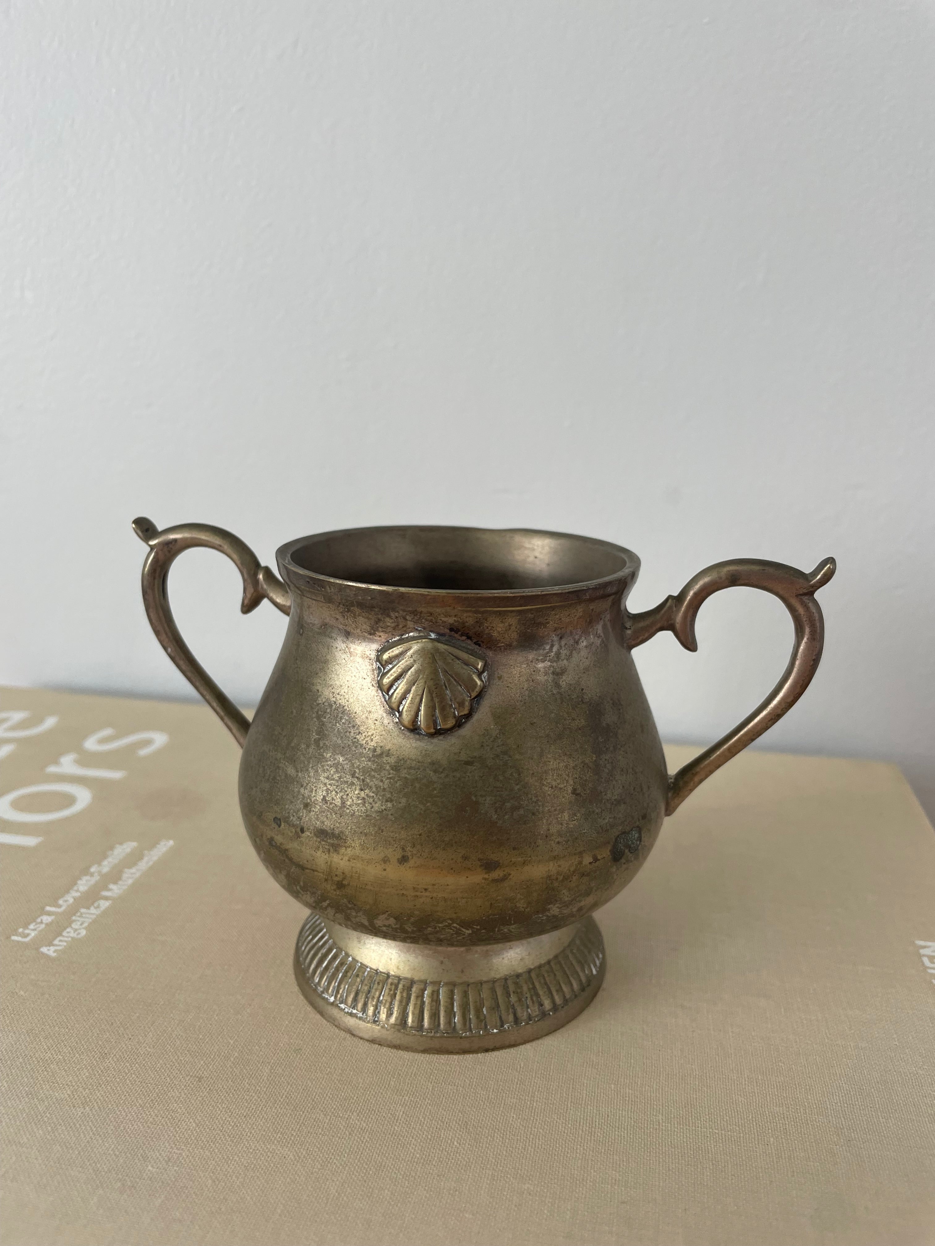 Silver Plated Twin Handled Vessel