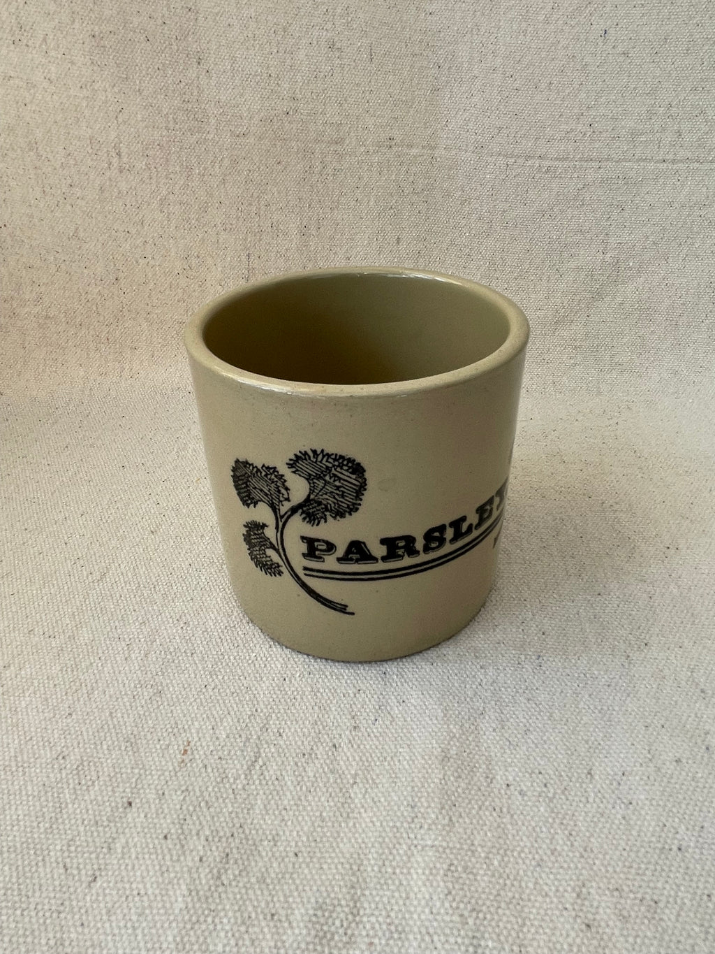Stoneware Parsley Vessel