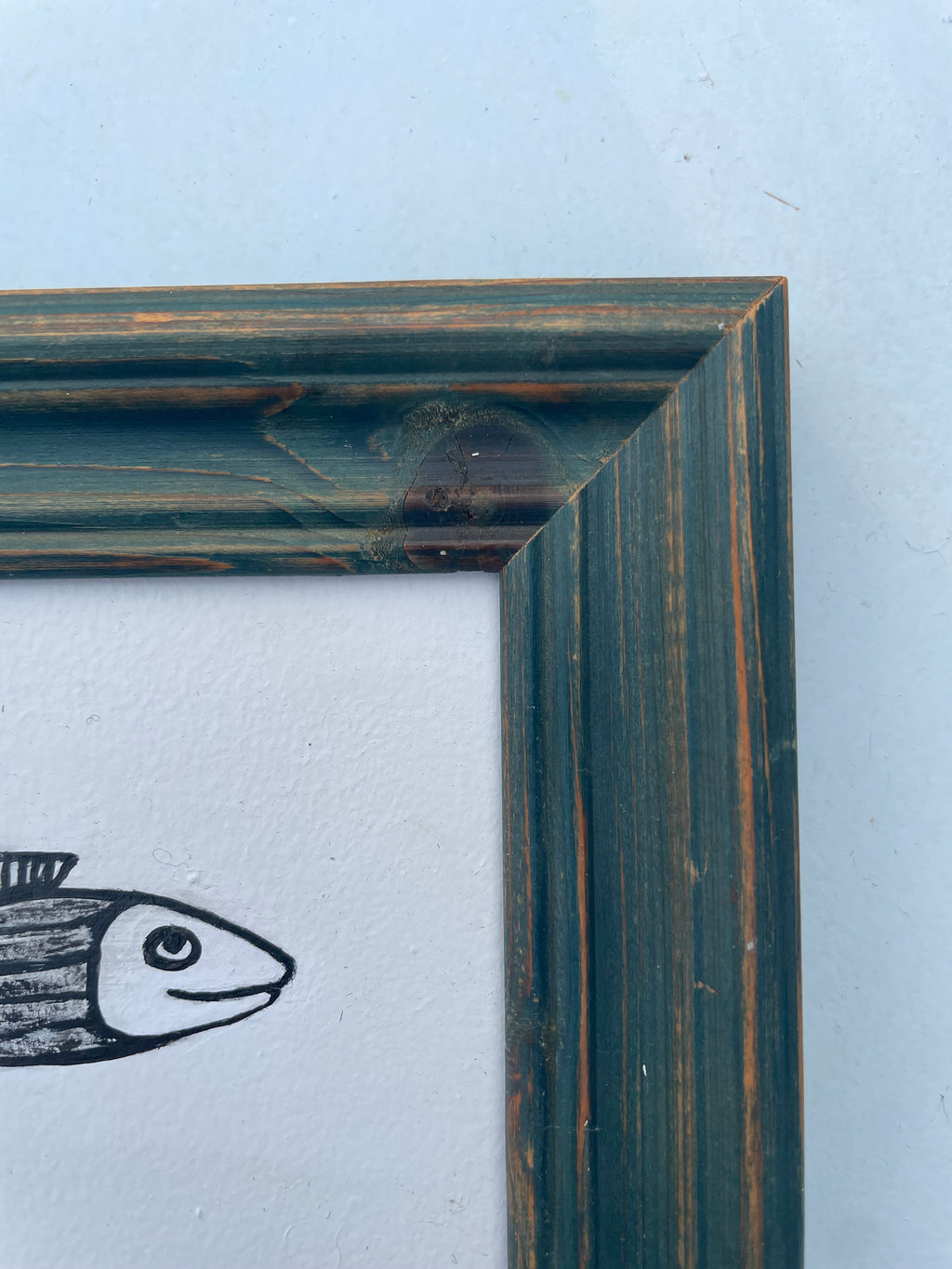 Stripey Fish Painting