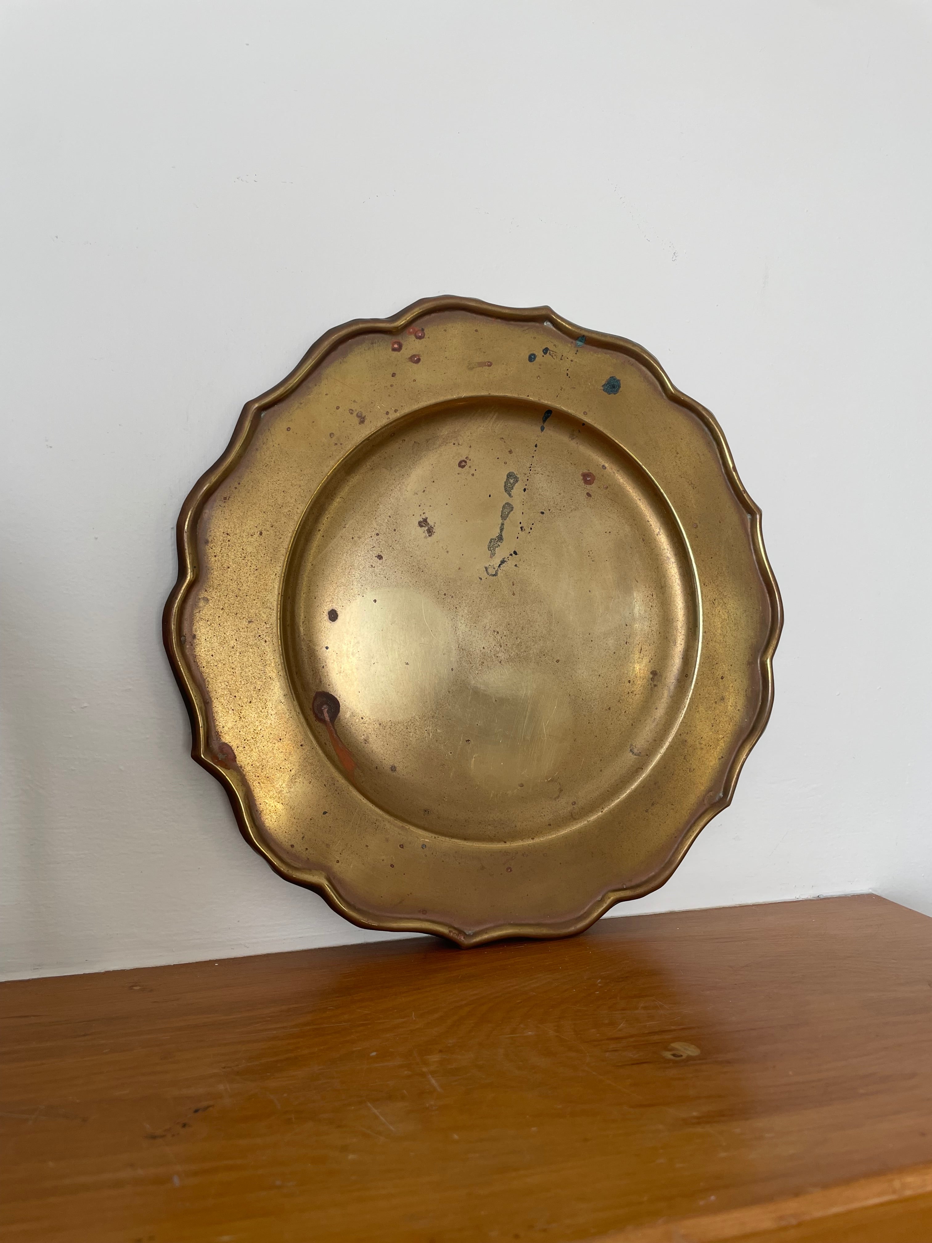 Vintage Brass Tray