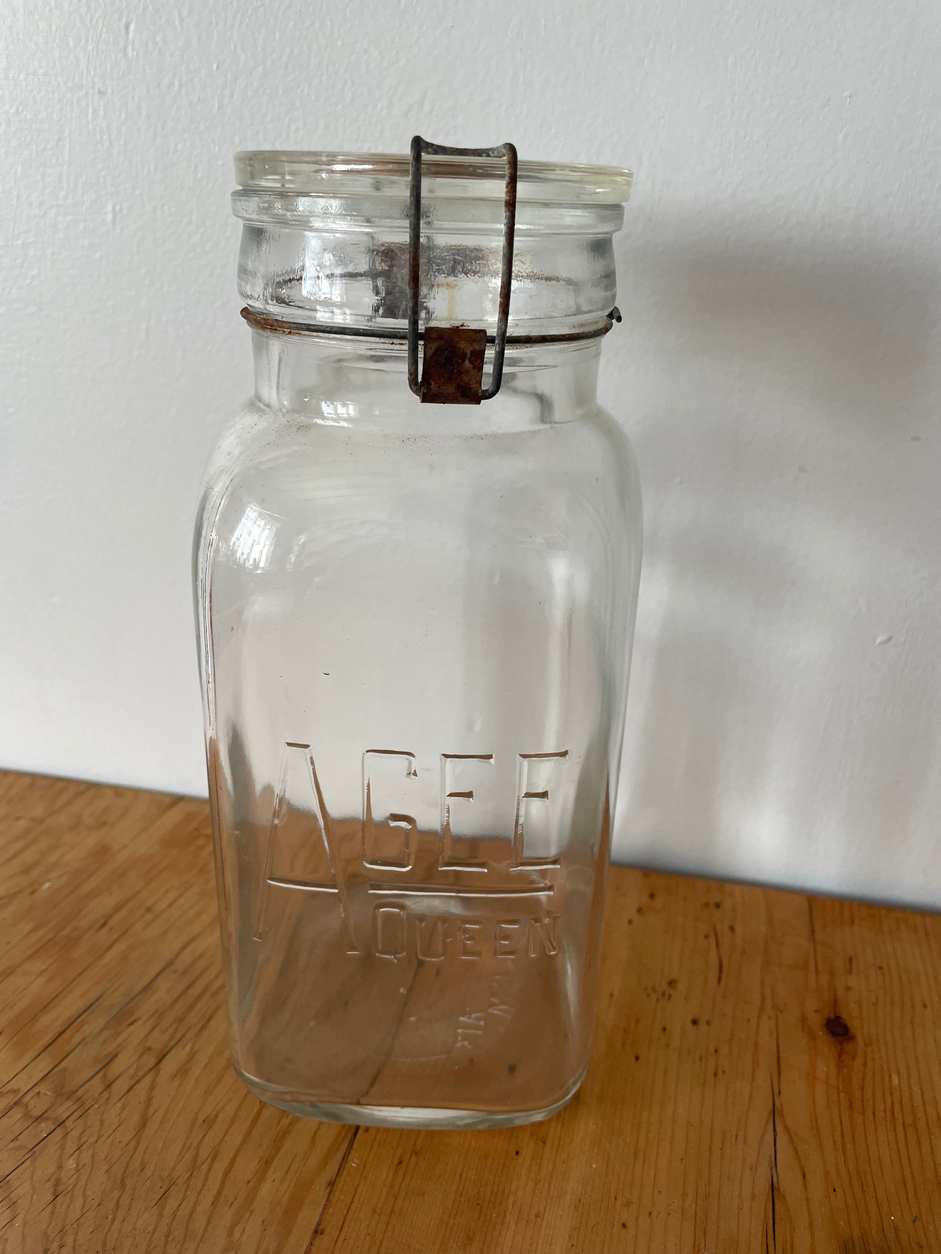 Antique Agee Queen Jars