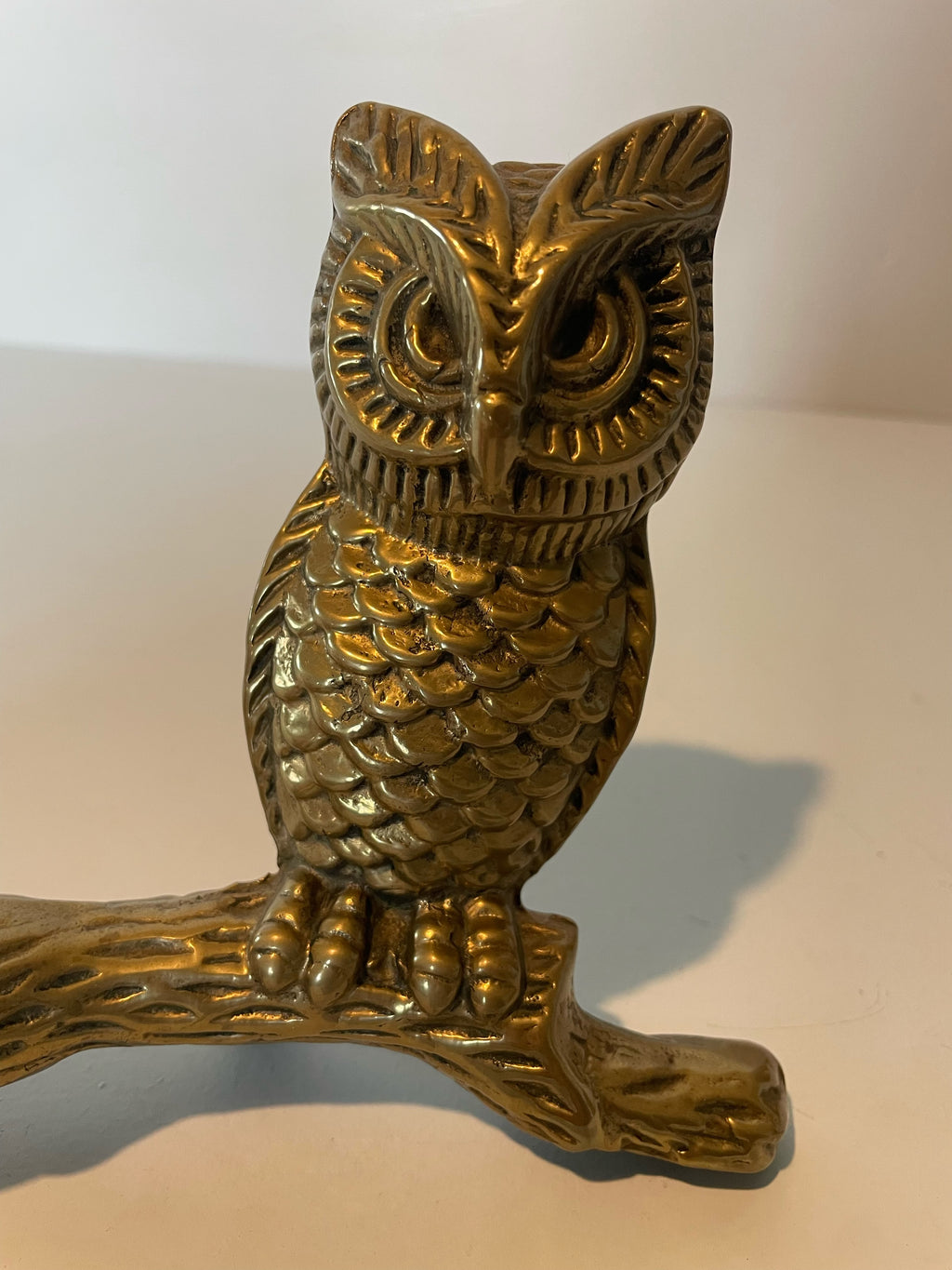 Brass Owl Figurine