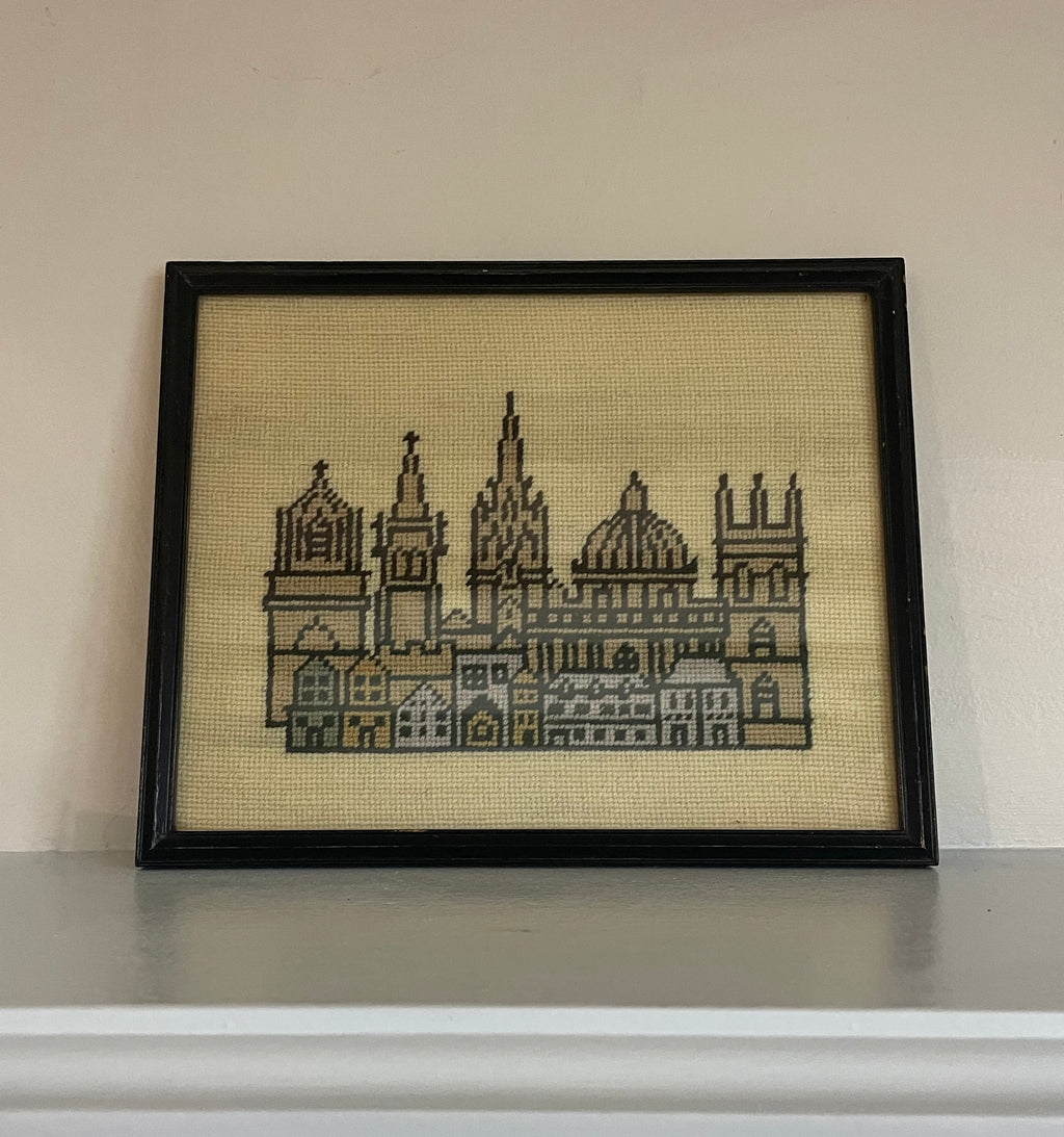 Castle With Towers Embroidery