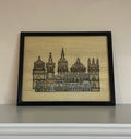 Castle With Towers Embroidery