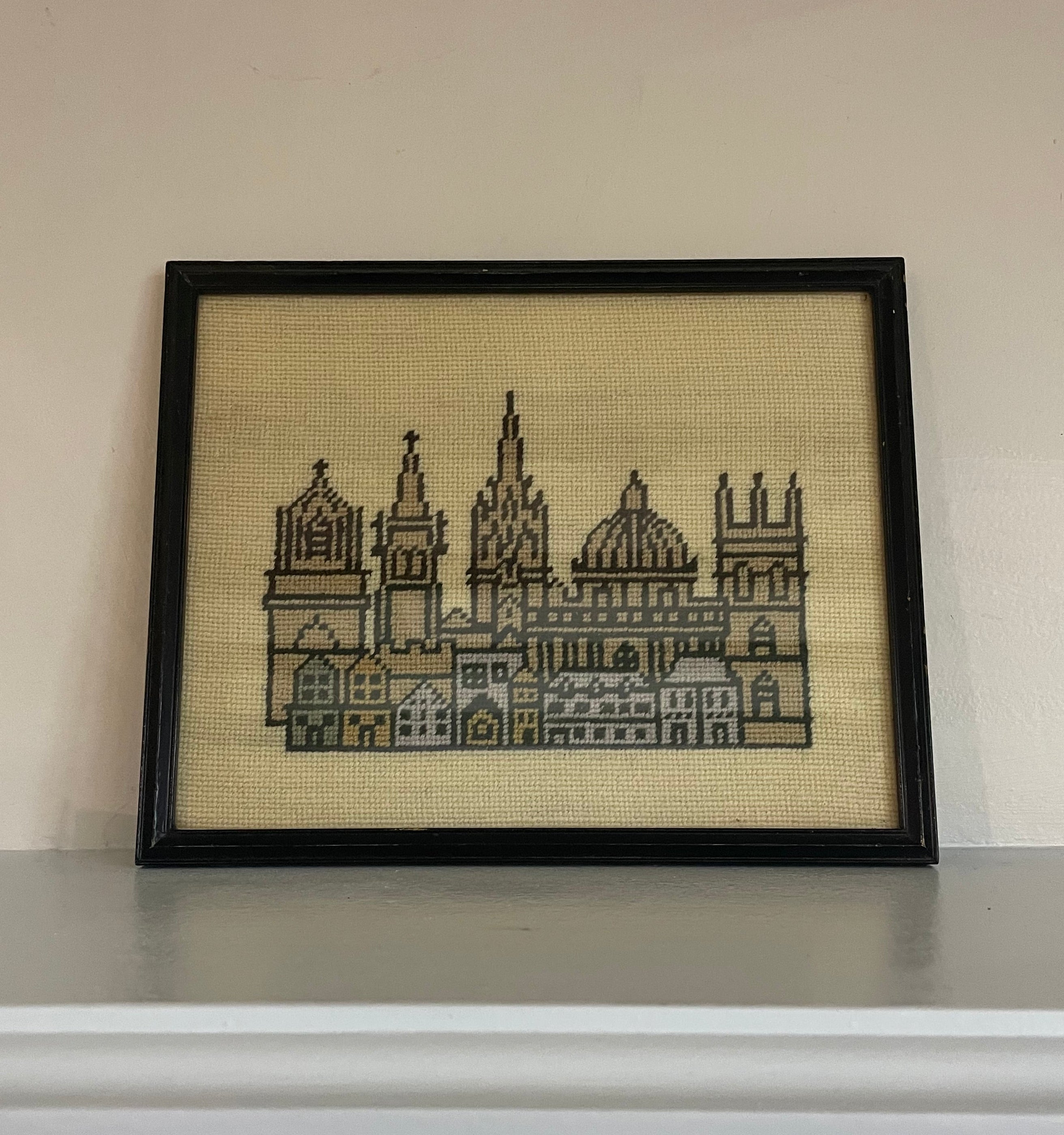 Castle With Towers Embroidery
