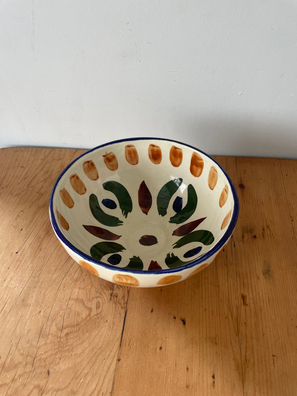 Handpainted Christin Harris Pottery Bowl