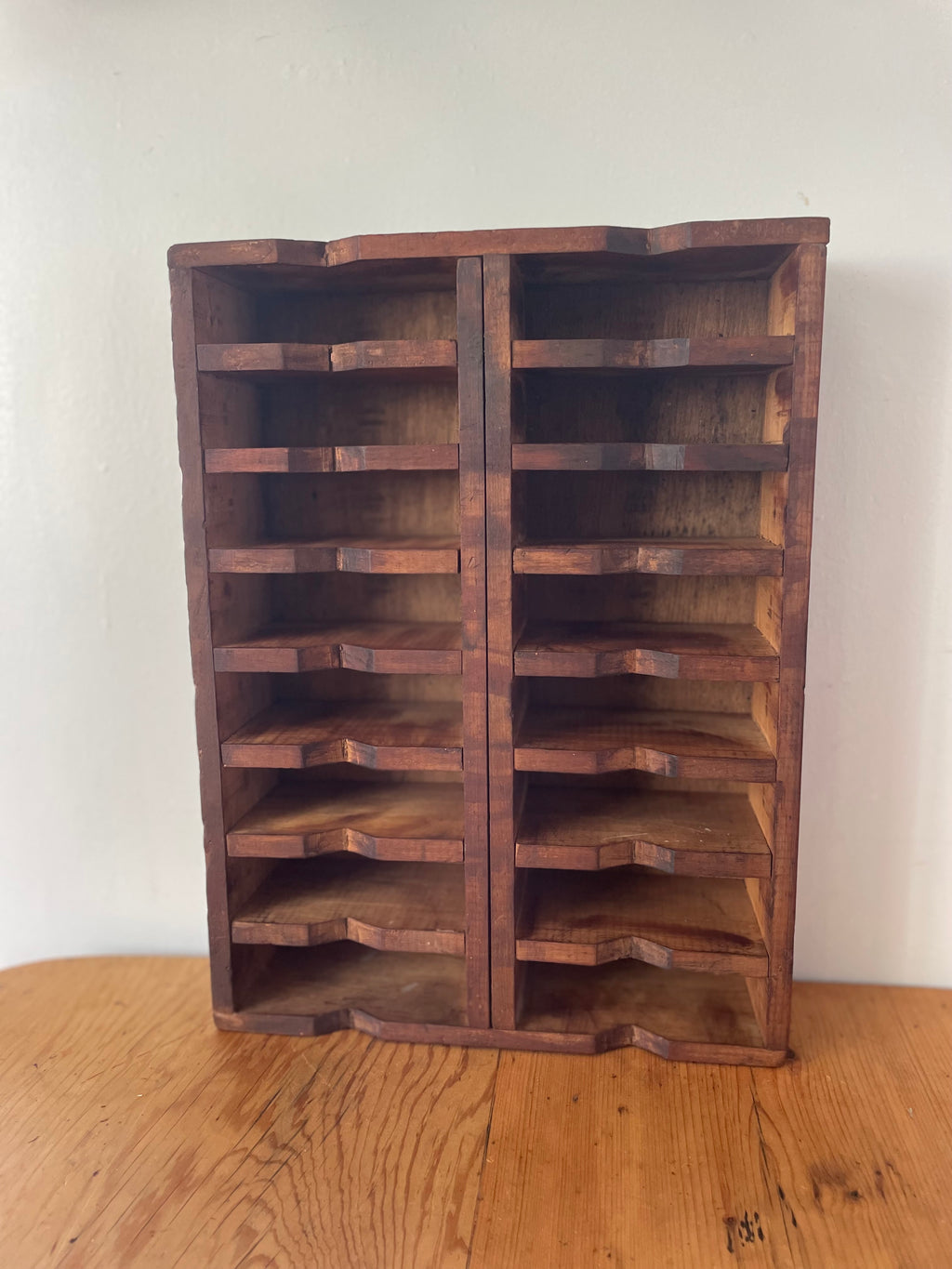 Antique Pigeon Hole Shelf