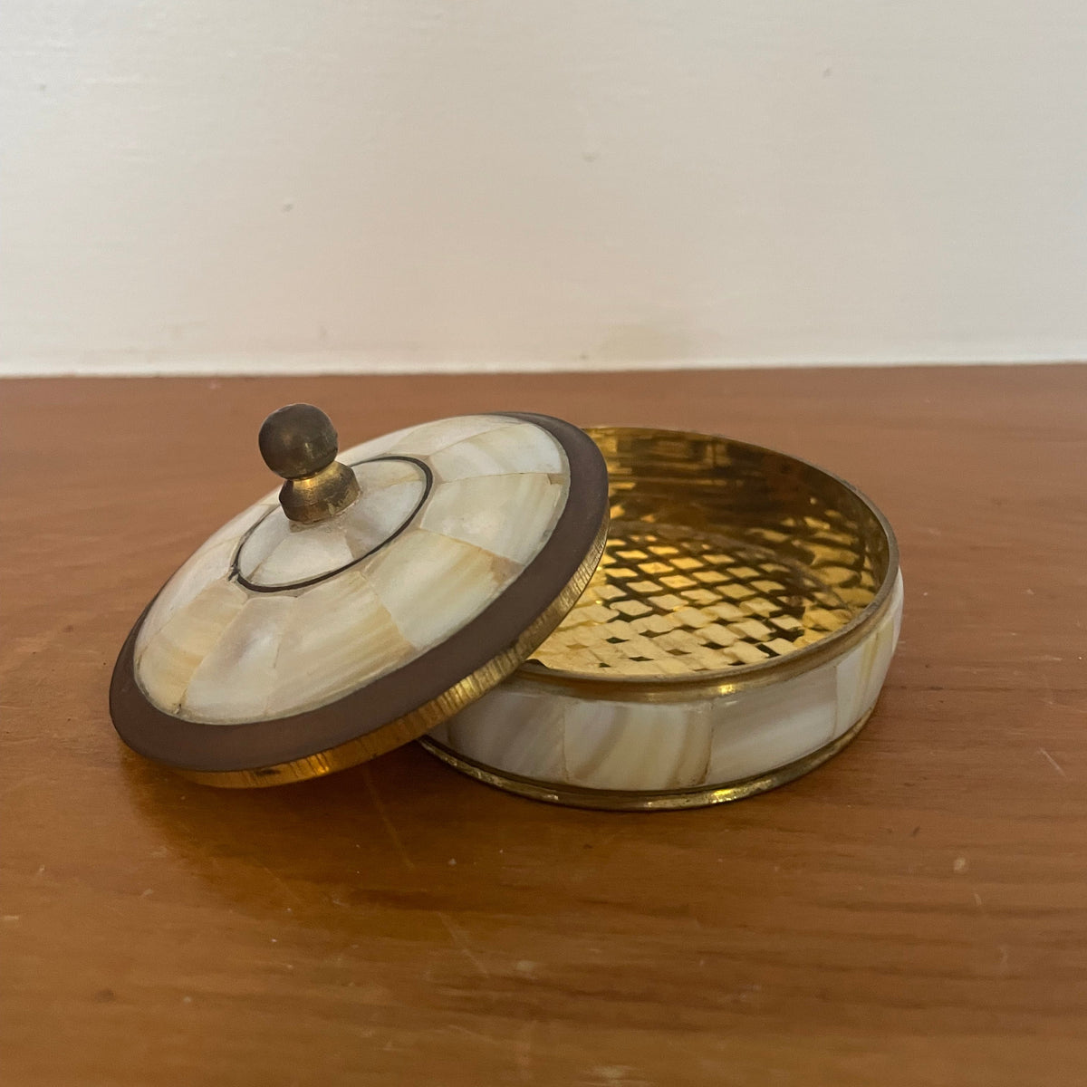 Mother Of Pearl Trinket Box