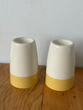 Vintage Tupperware 'Harvest Gold' Egg Cup Set.