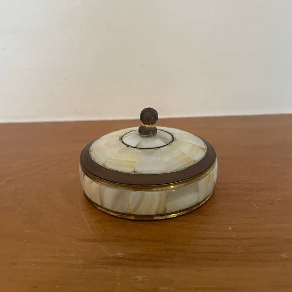 Mother Of Pearl Trinket Box