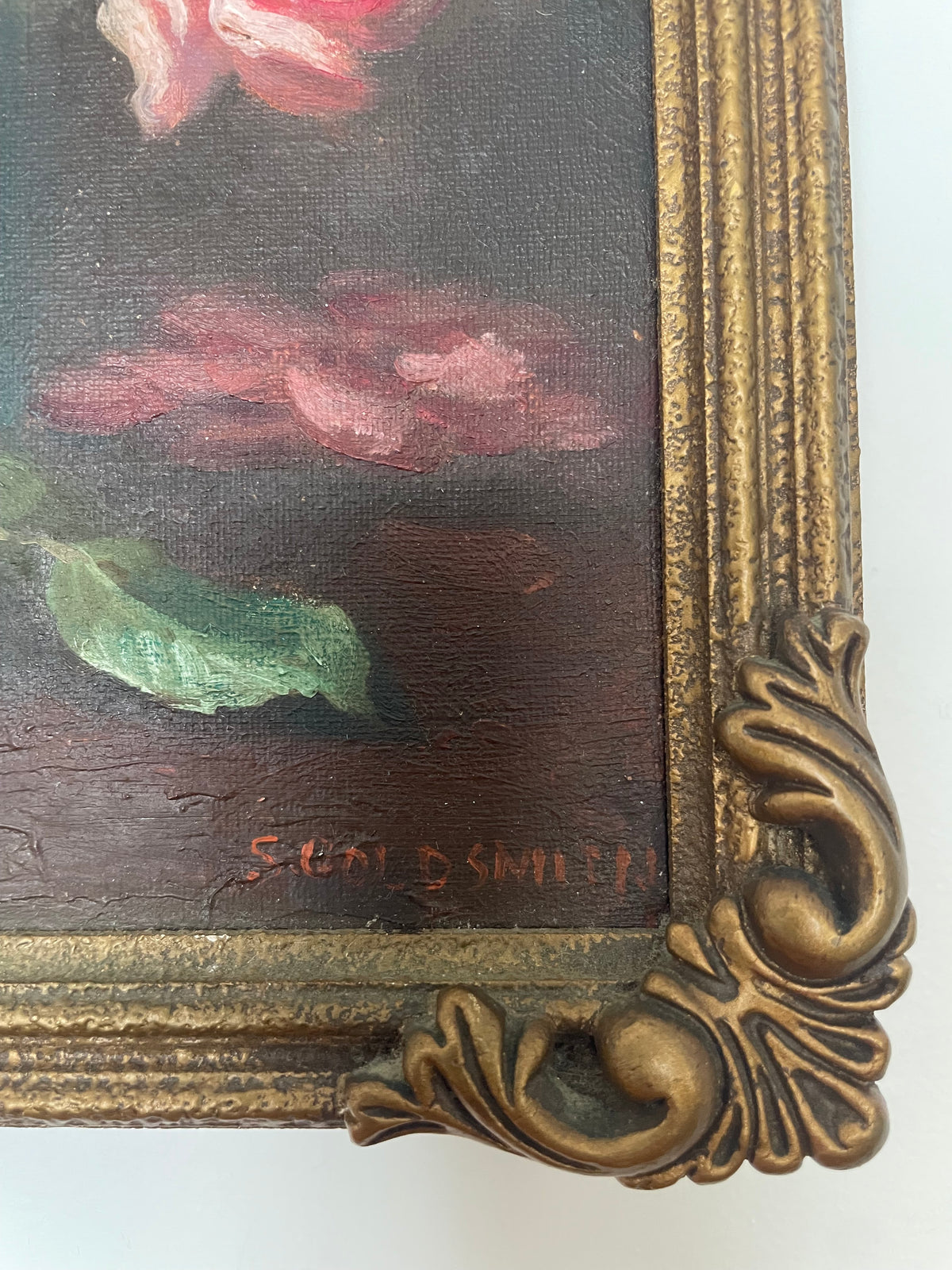 Antique Floral Still Life Painting
