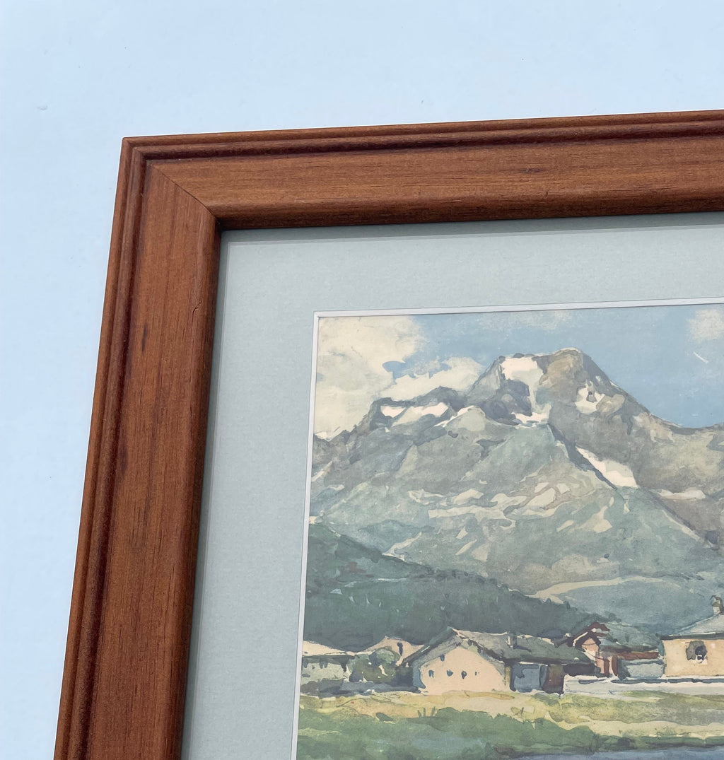 Landscape With Church Print