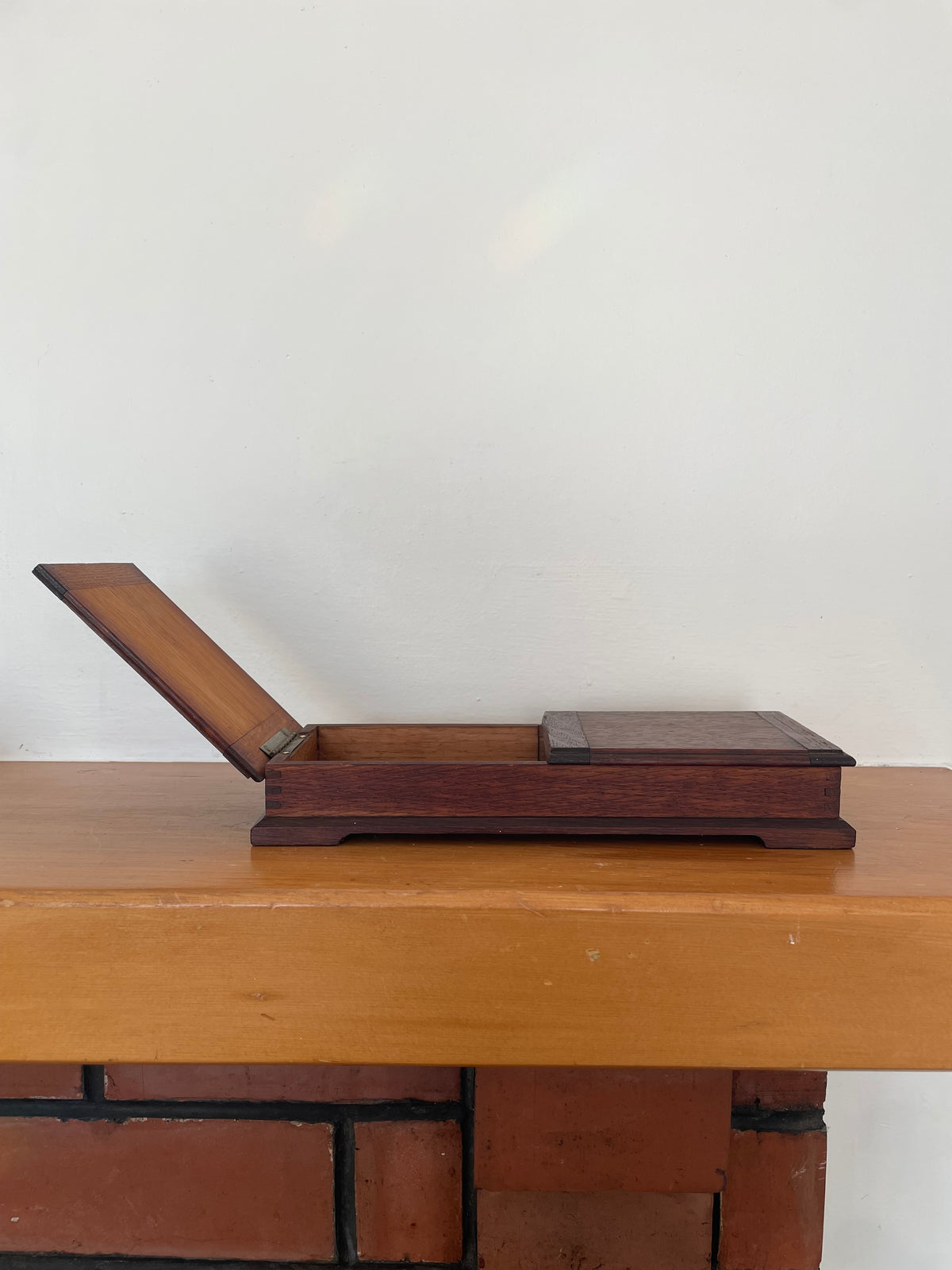 Vintage Oak Keepsake Box