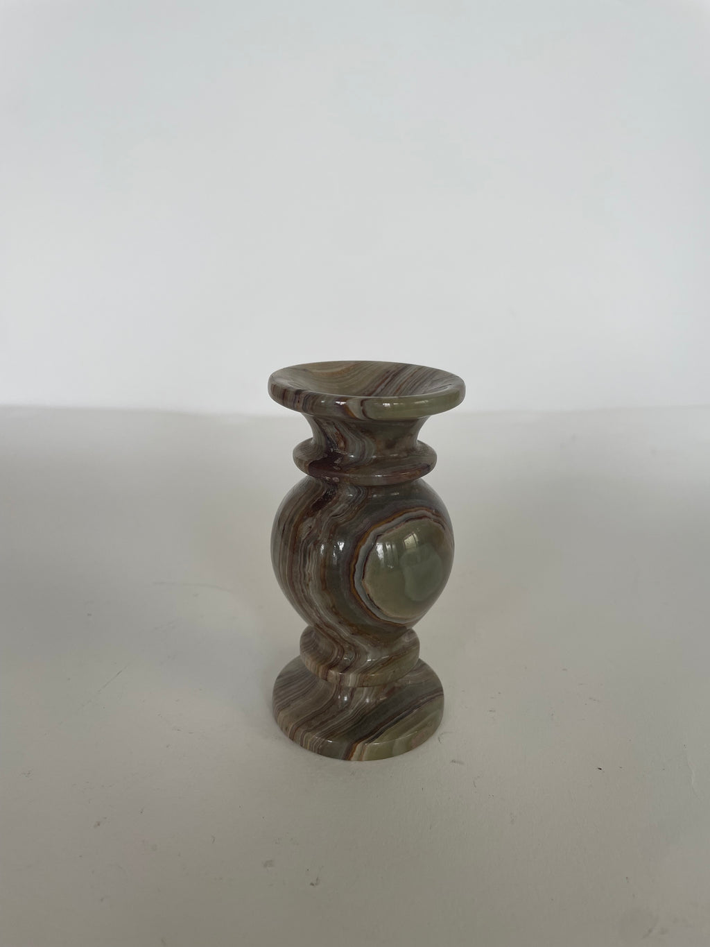 Vintage Banded Onyx Vessel