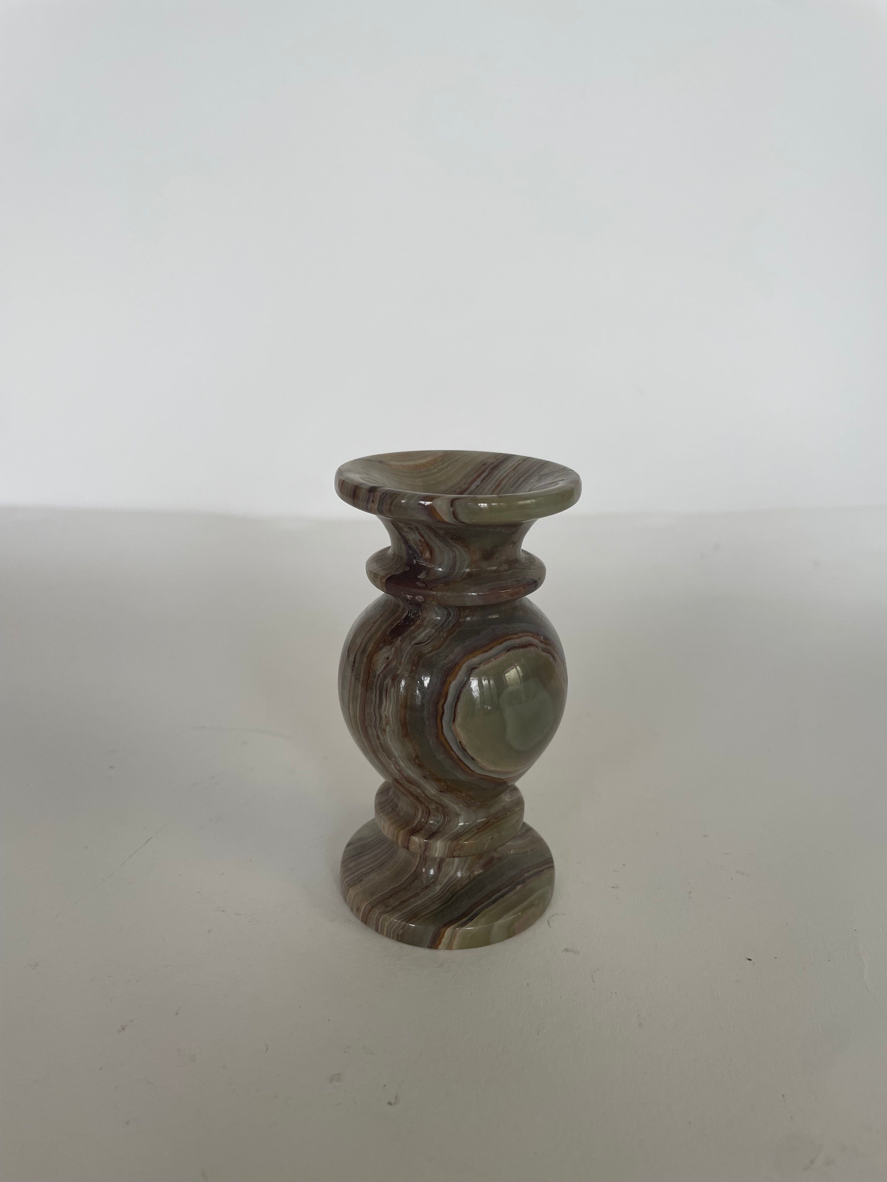 Vintage Banded Onyx Vessel