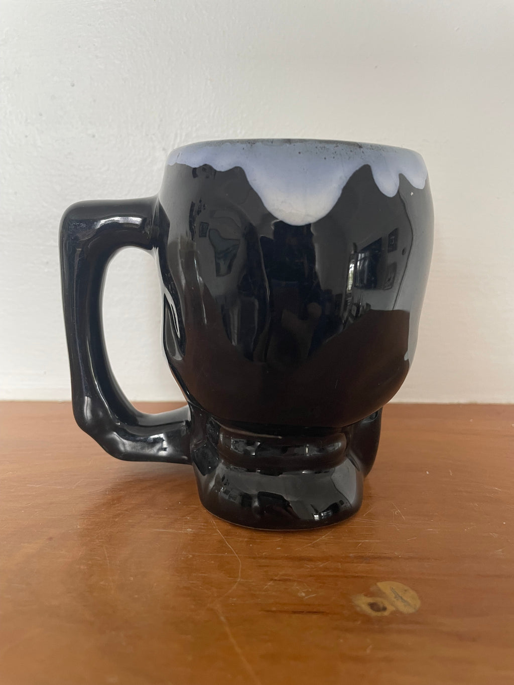 Pottery Skull Mug