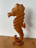 Carved Wooden Seahorse