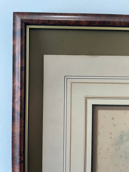Antique Ibis Lithograph