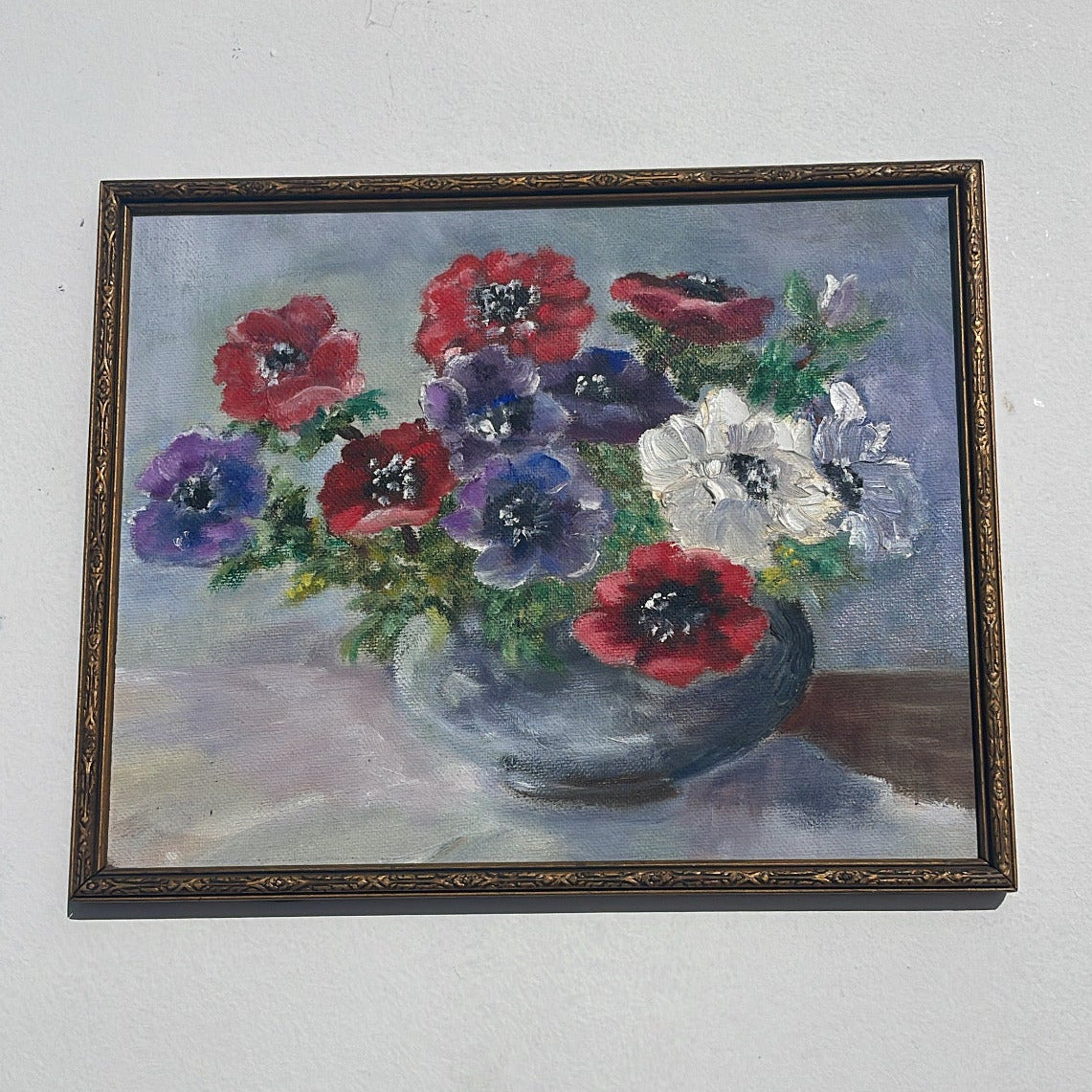 Vintage Floral Still Life Painting