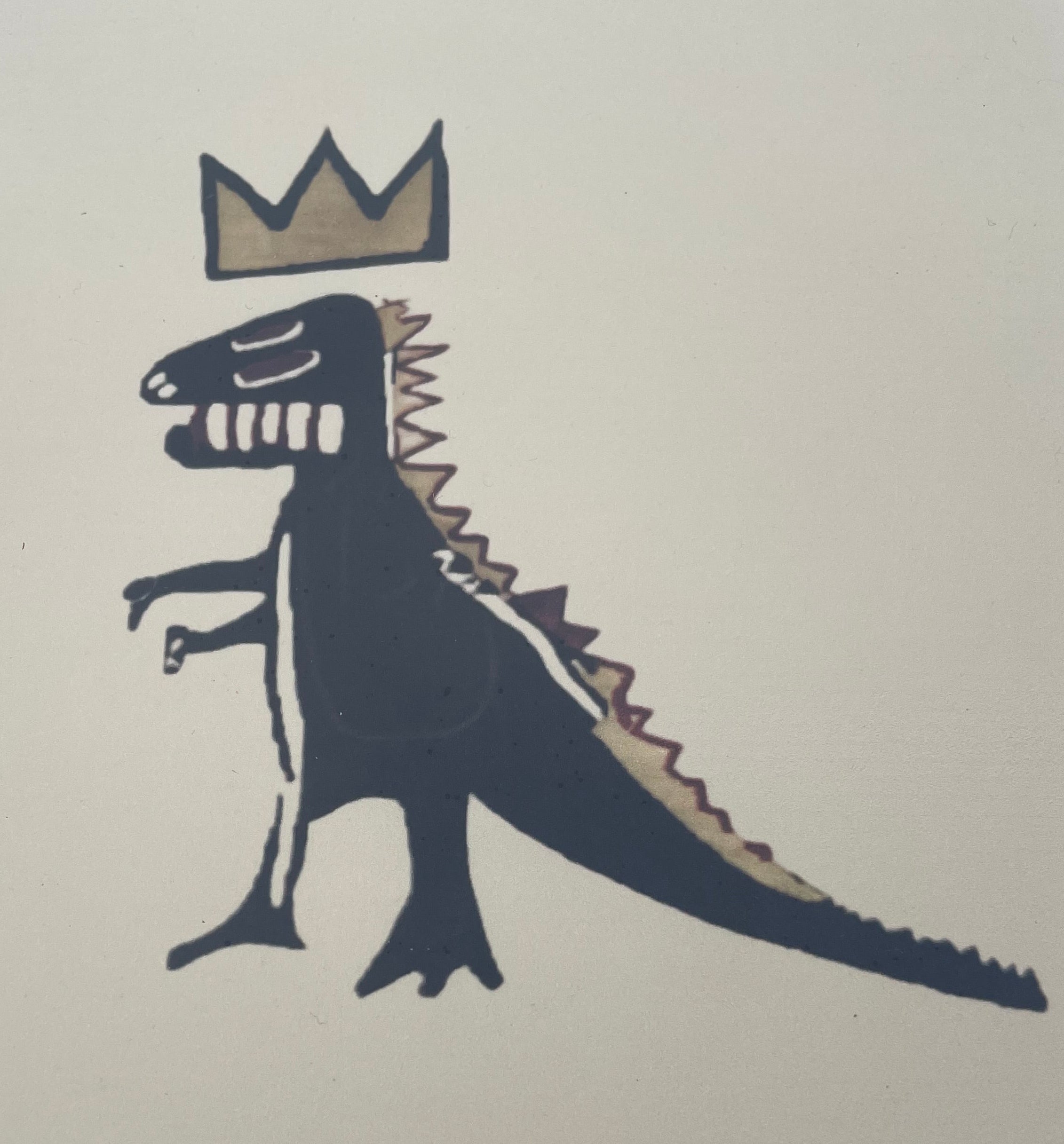 Basquiat Dinosaur Print