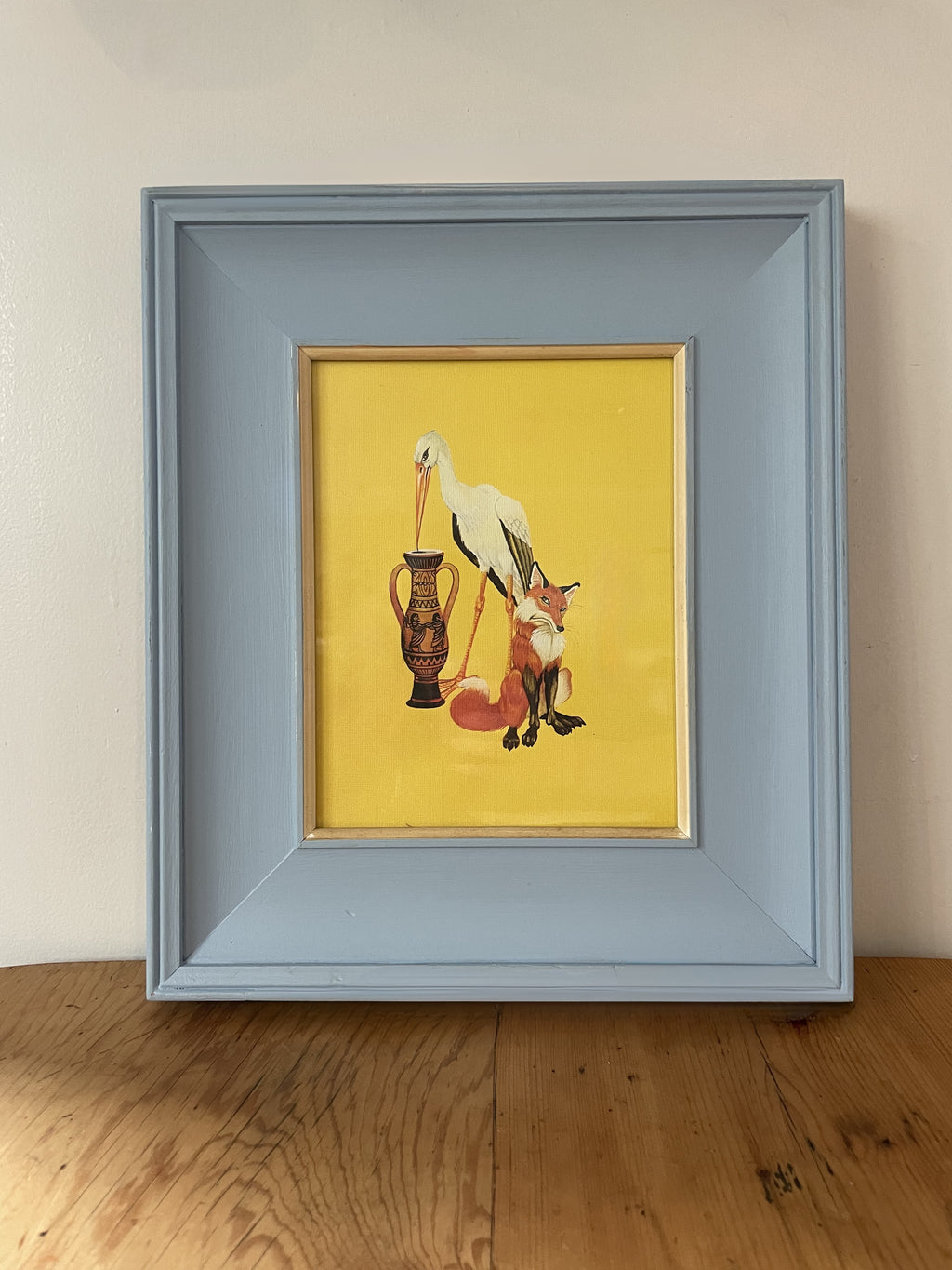 Stork & Fox Print