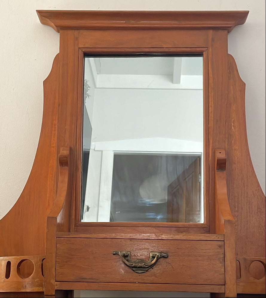 Vintage Rimu Mirror Cabinet