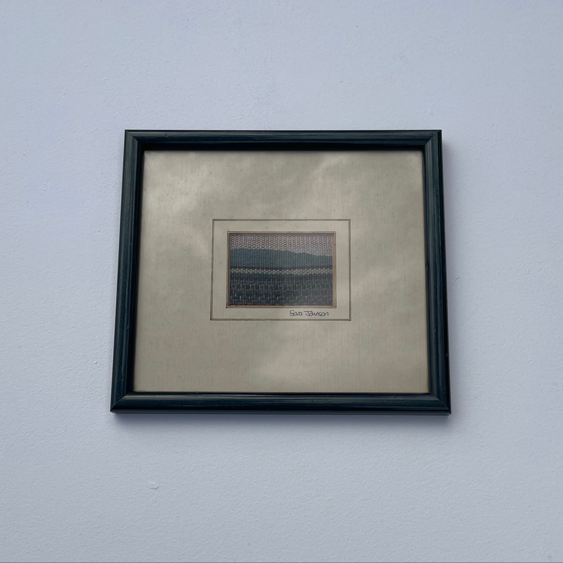 Vintage Framed Weaving
