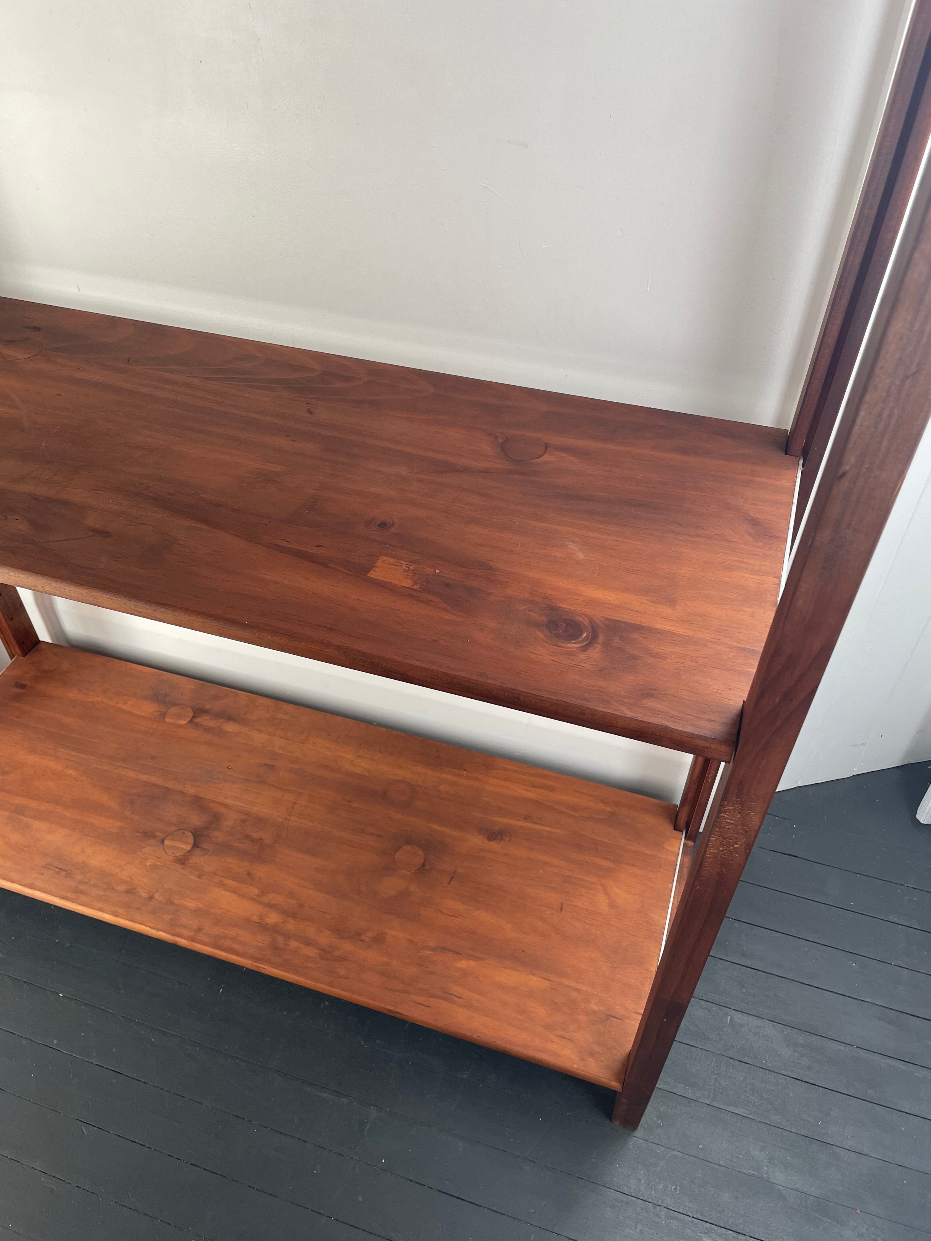 Vintage Walnut Lundia Shelf