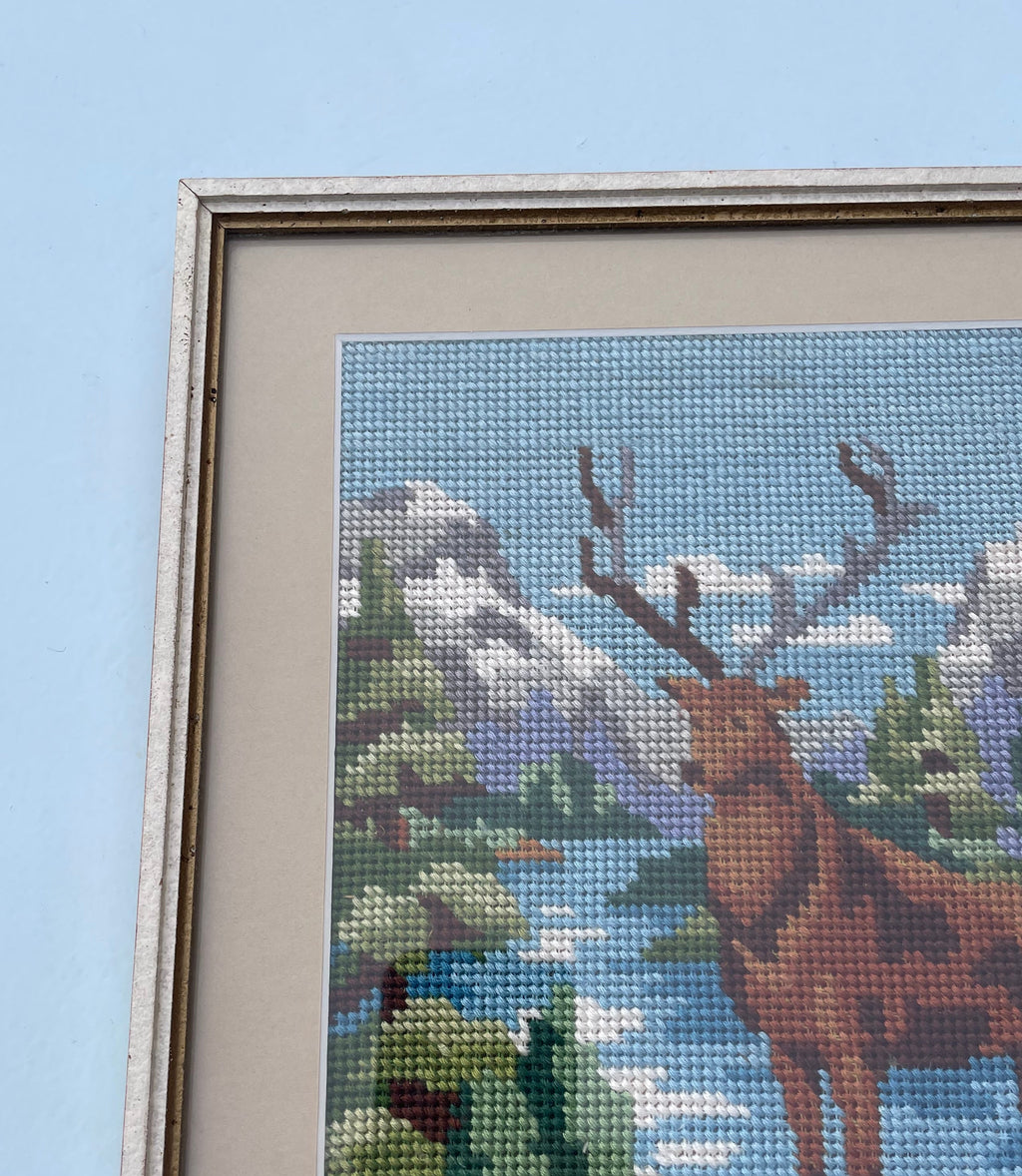 Vintage Stag Embroidery