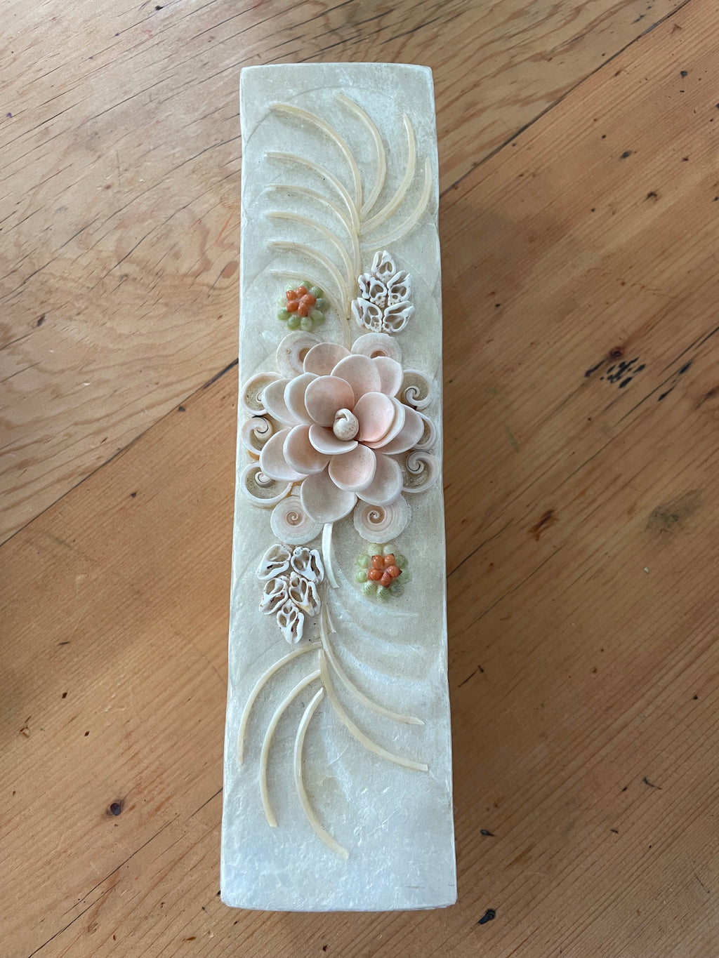 Vintage Capiz Box With Lid