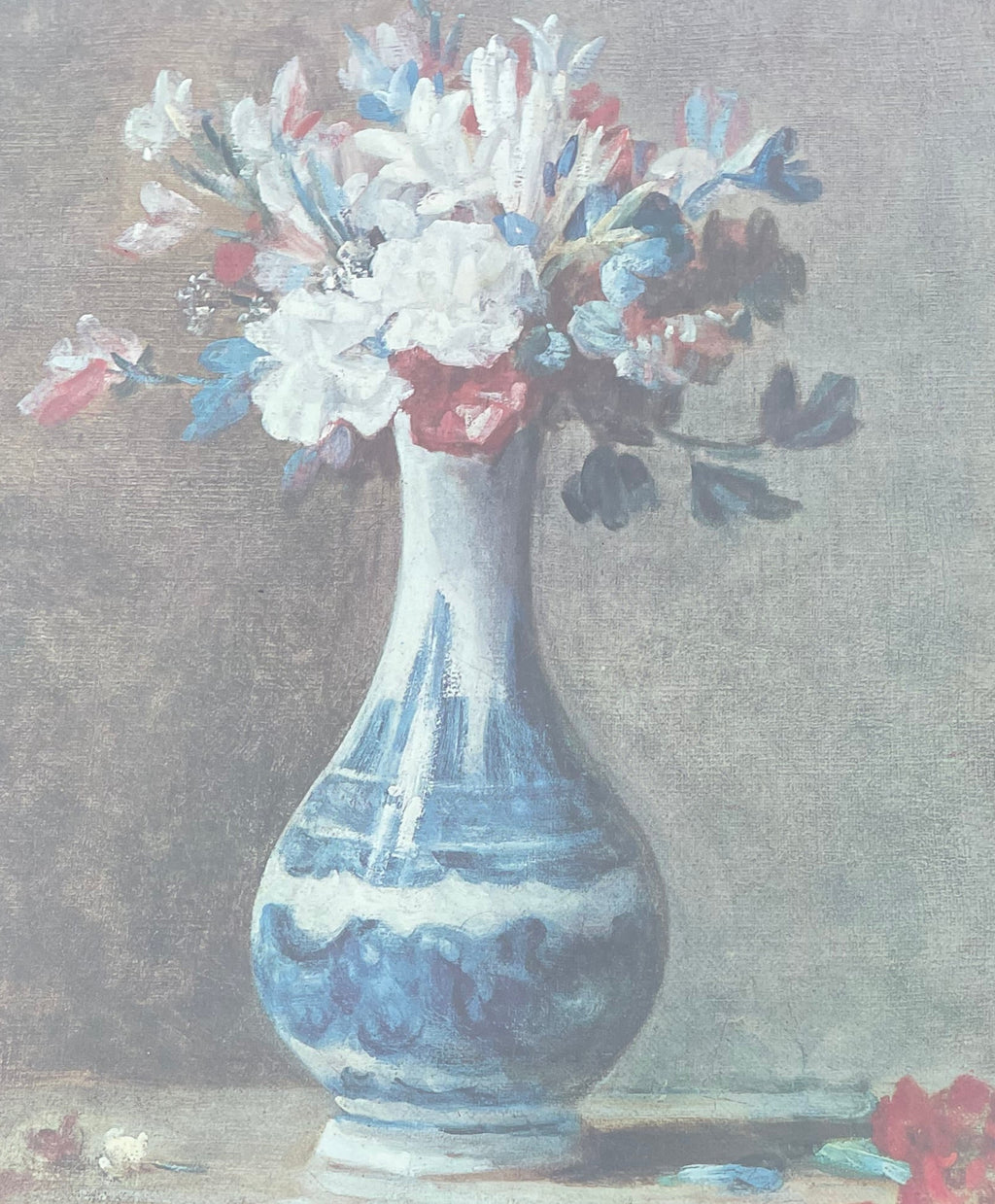 Vintage Floral Still Life Print