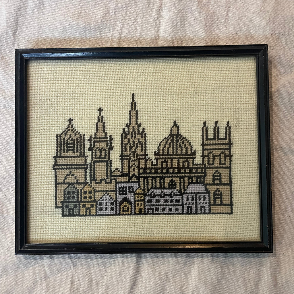 Castle With Towers Embroidery