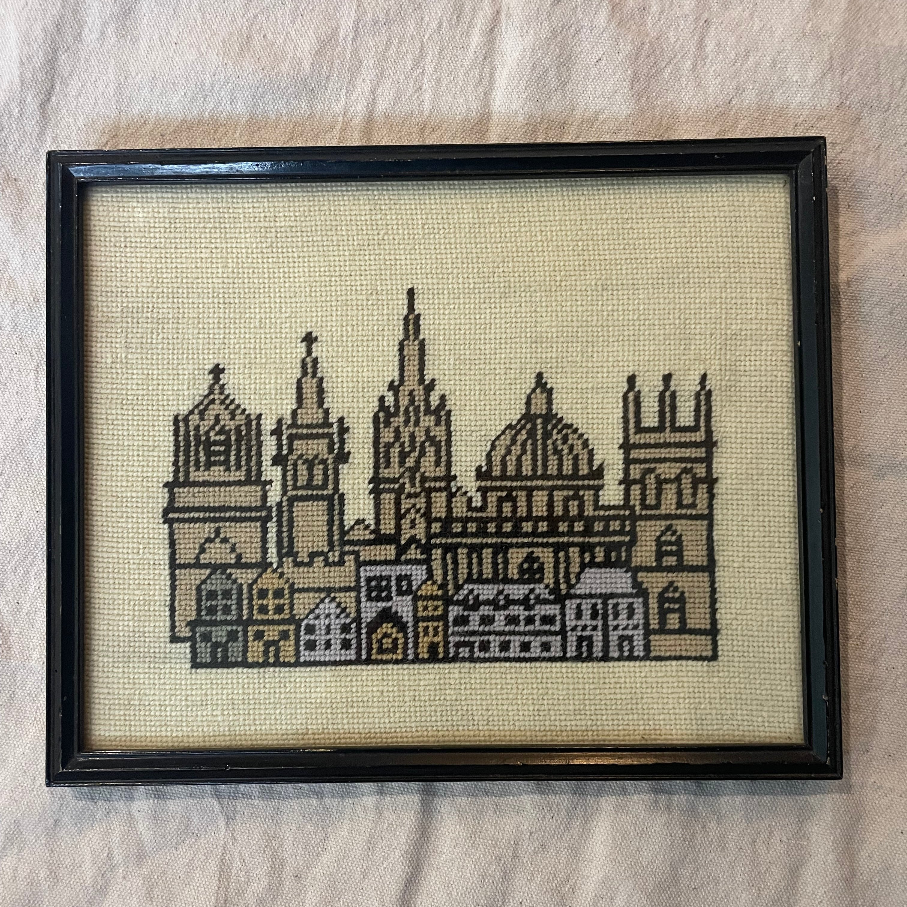 Castle With Towers Embroidery