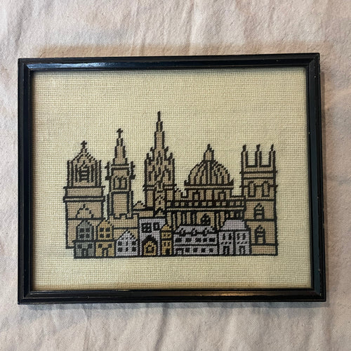 Castle With Towers Embroidery