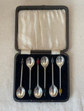 Vintage Coffee Bean Spoon Set