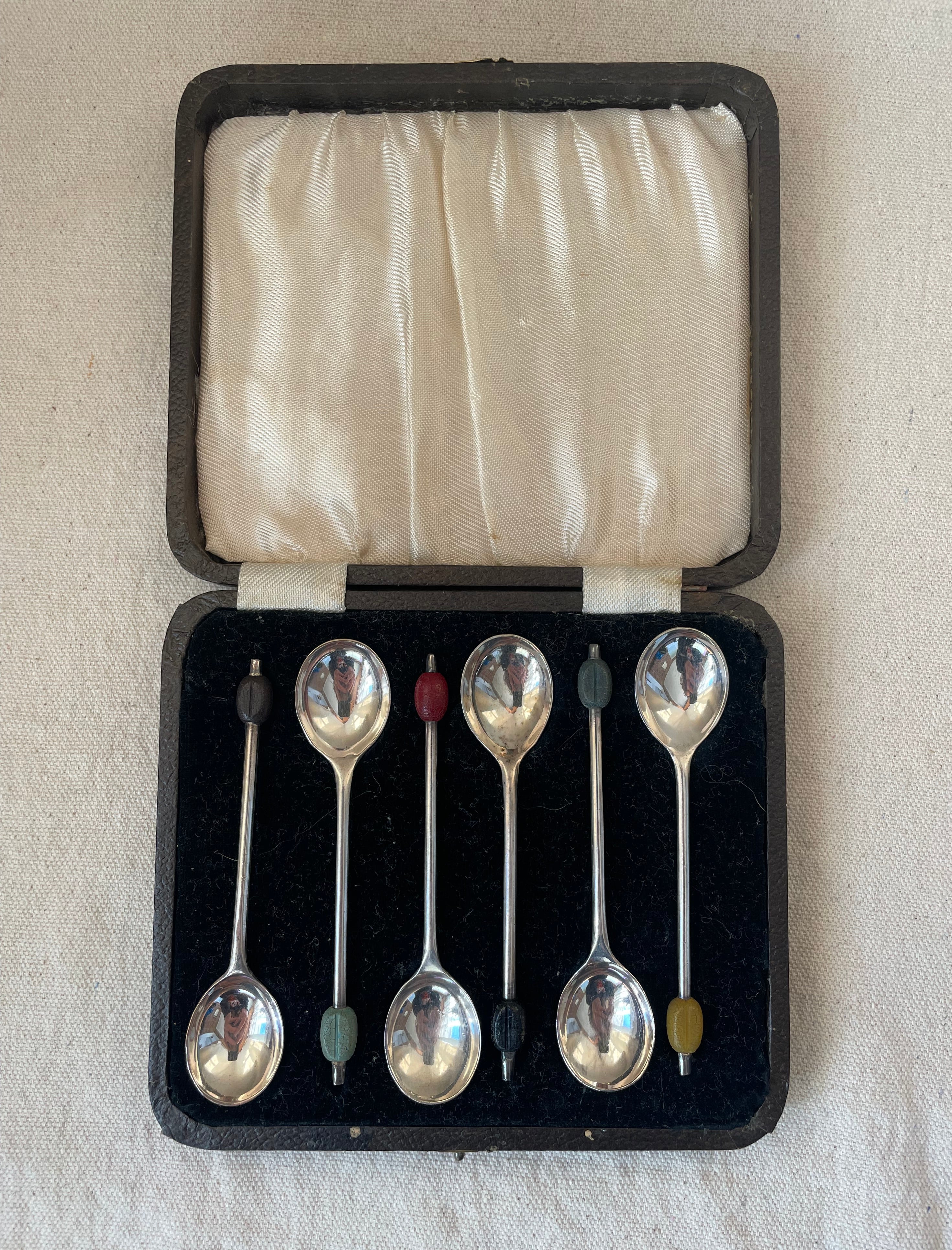Vintage Coffee Bean Spoon Set