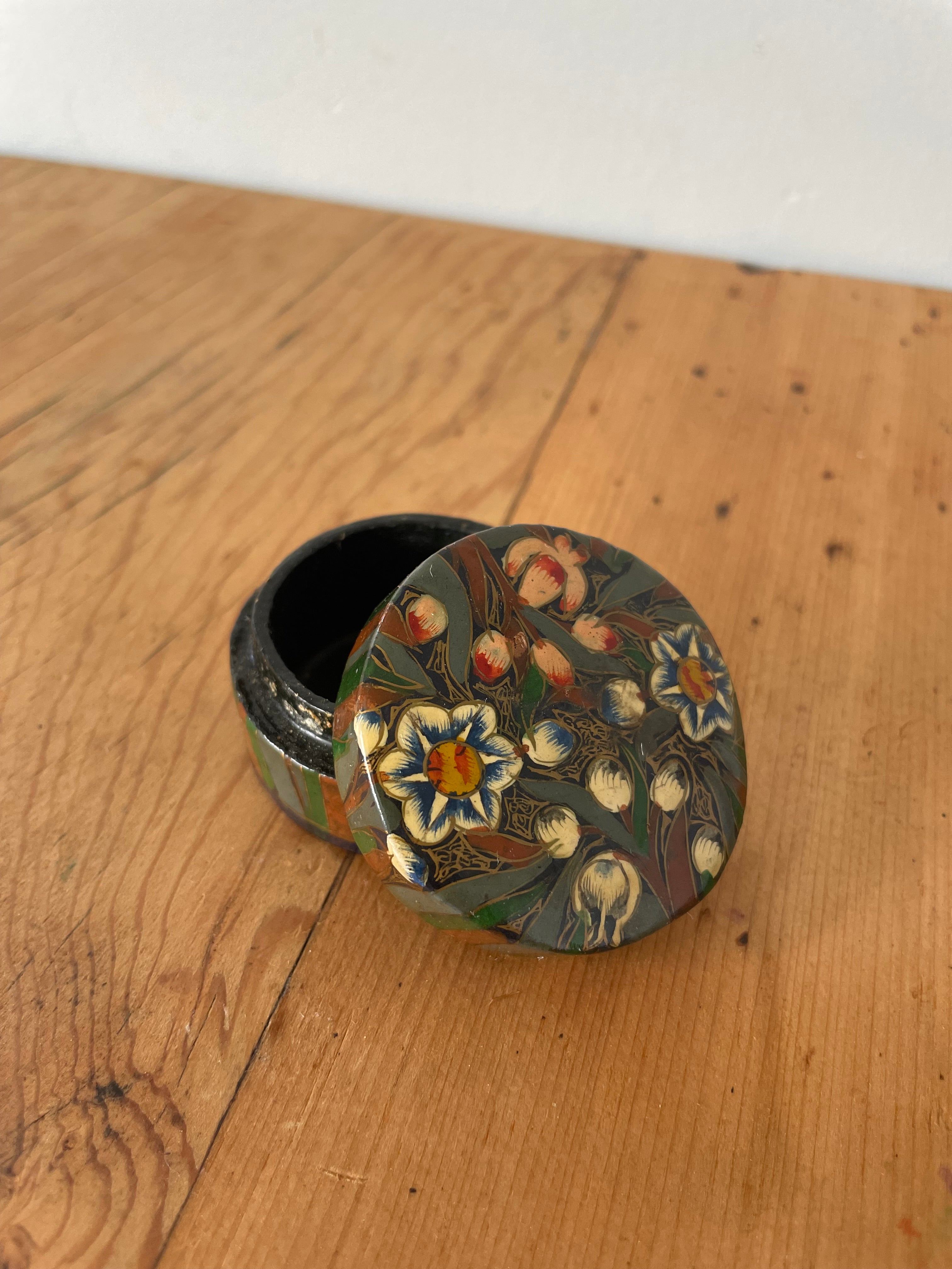 Vintage Folk Art Box
