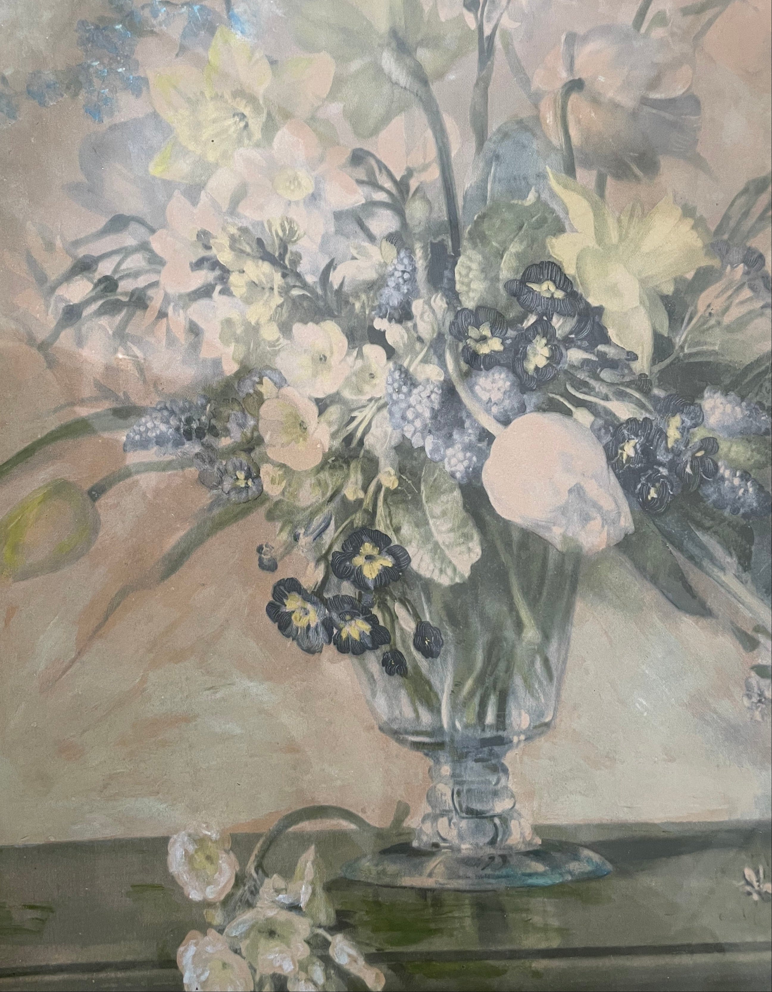 Vintage Vernon Ward Floral Print