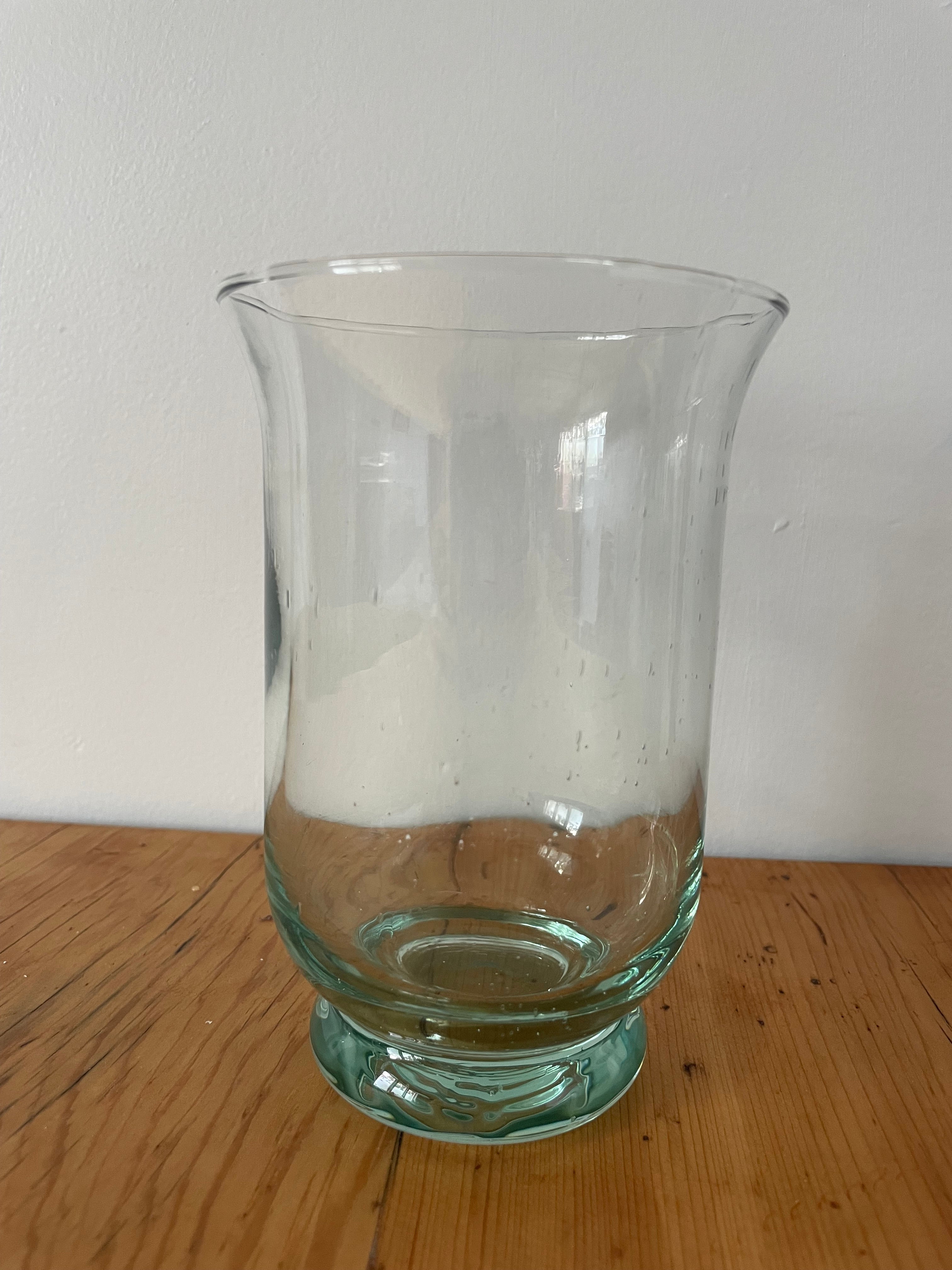 Handblown Recycled Glass Vessel